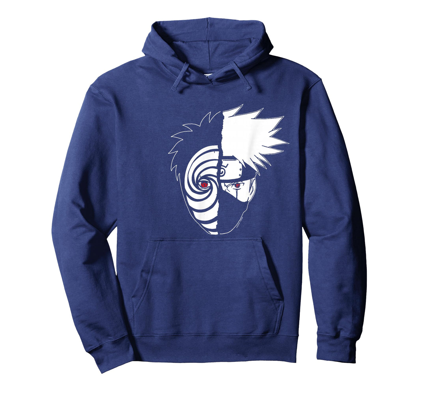 Naruto Shippuden Kakashi Tobi Split Face Anime T-Shirt