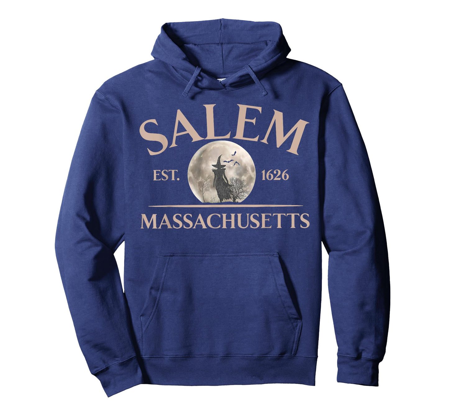 Salem Est 1626 Massachusetts Halloween Witch Spooky Season T-Shirt