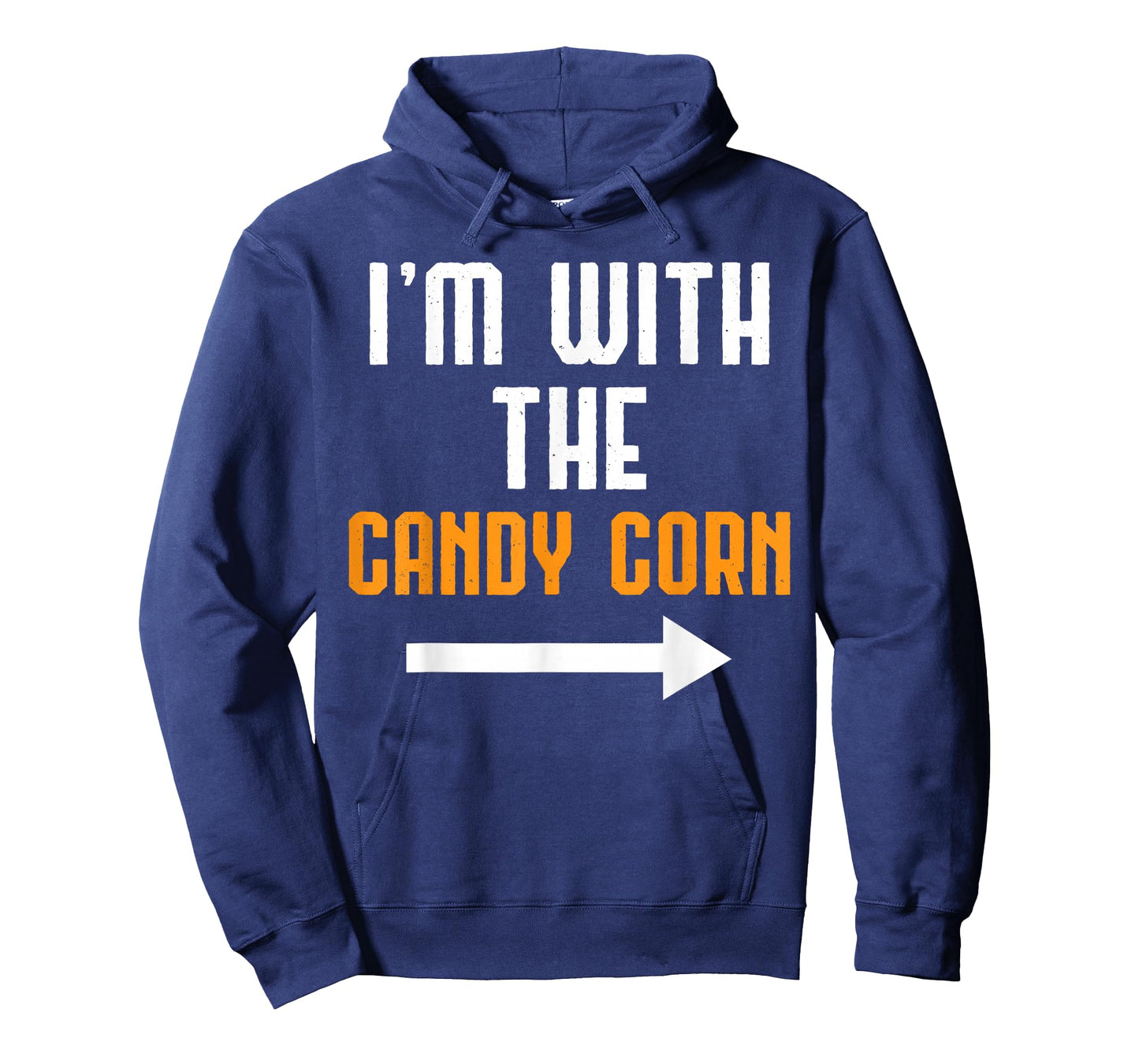I'm With The Candy Corn Shirt Costume Funny Halloween Couple T-Shirt