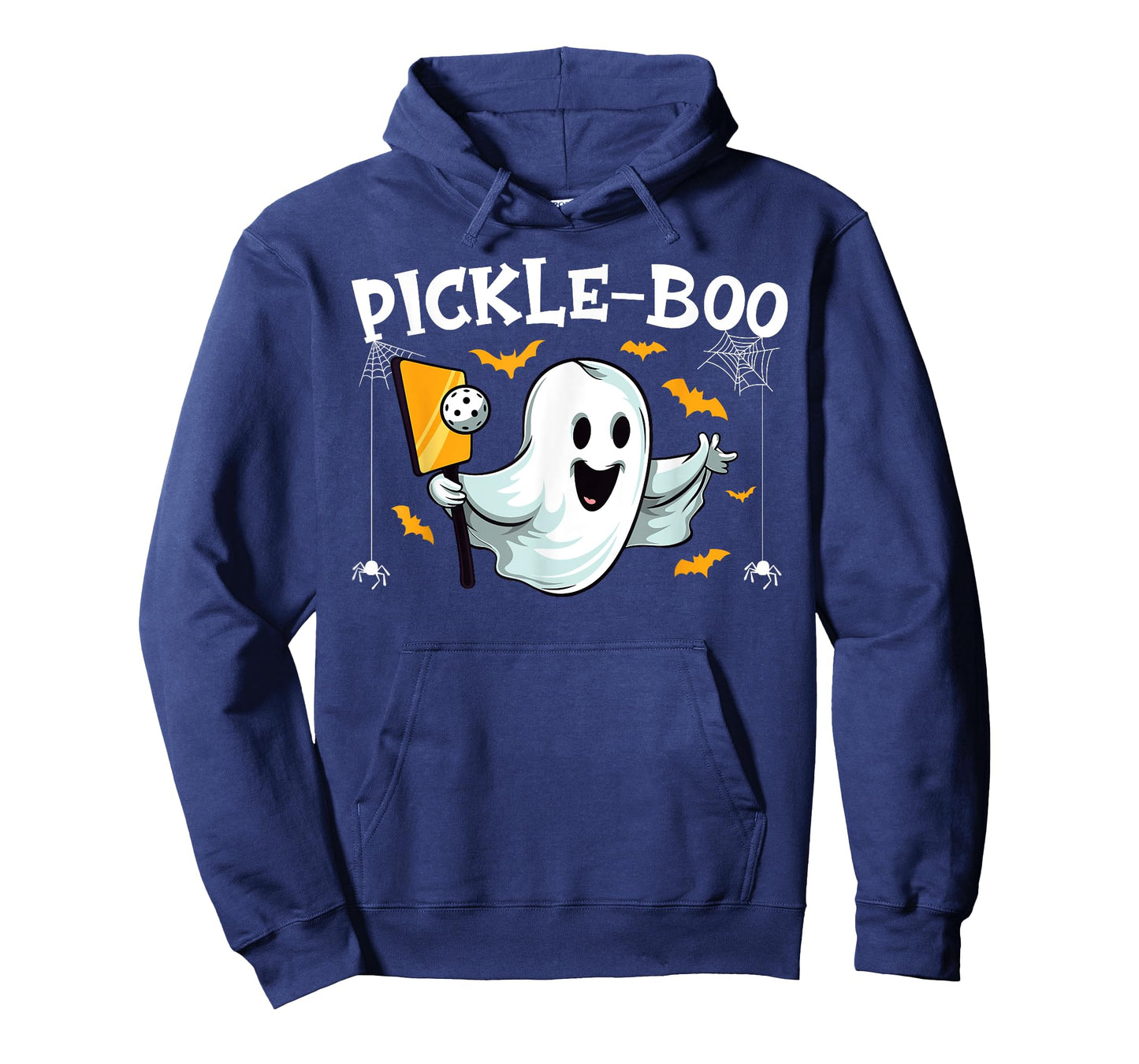 Pickleball Halloween Funny Ghost Pickle-boo Pun Paddle T-Shirt