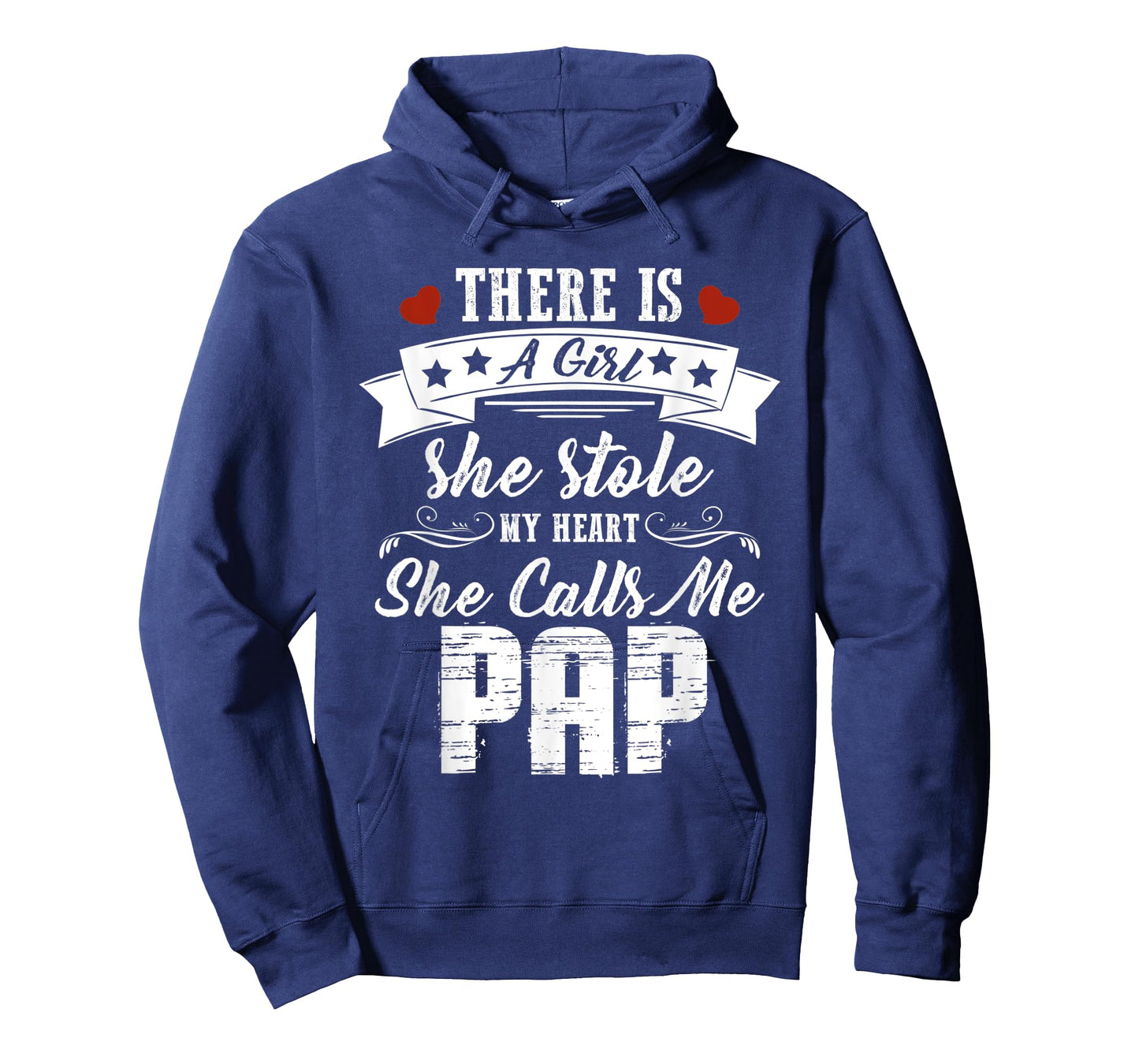 Mens There Is A Girl She Stole My Heart She Calls Me Pap T-Shirt