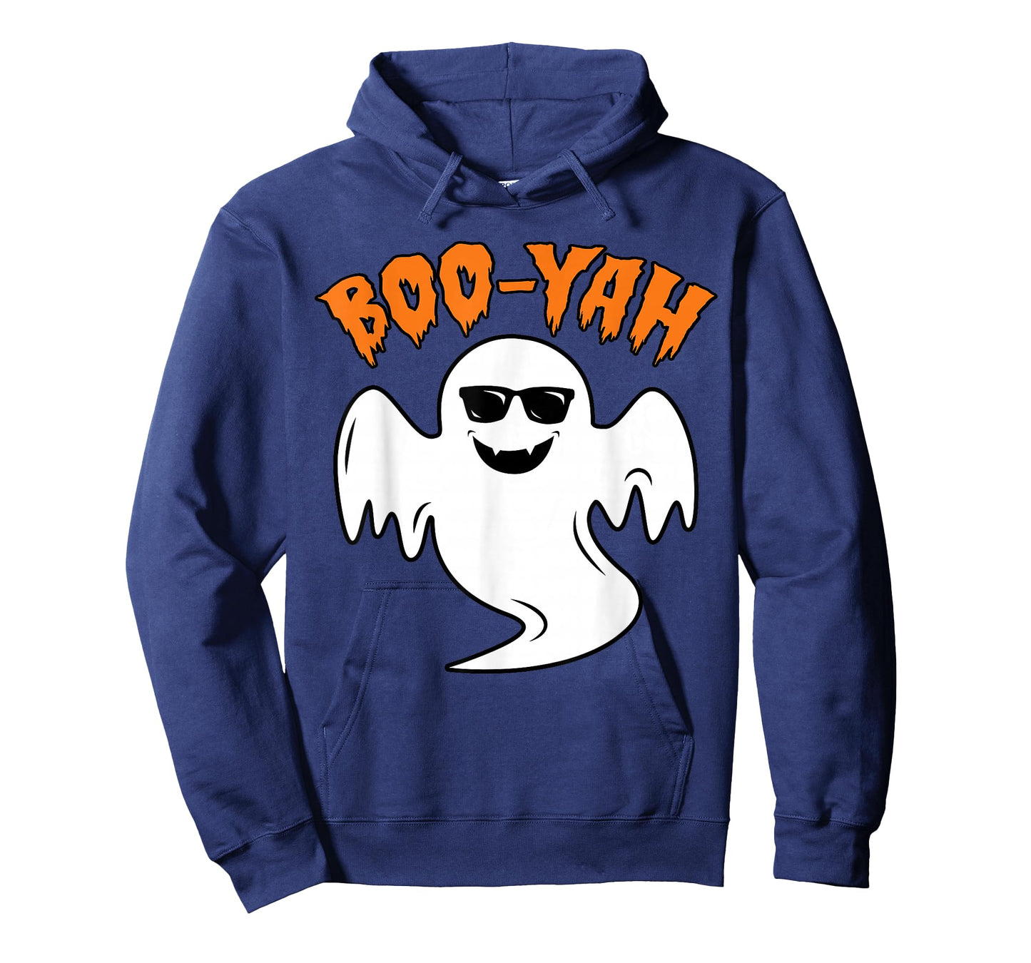Boys Halloween Shirt Ghost Boo Yah Funny Spooky Retro Booyah T-Shirt