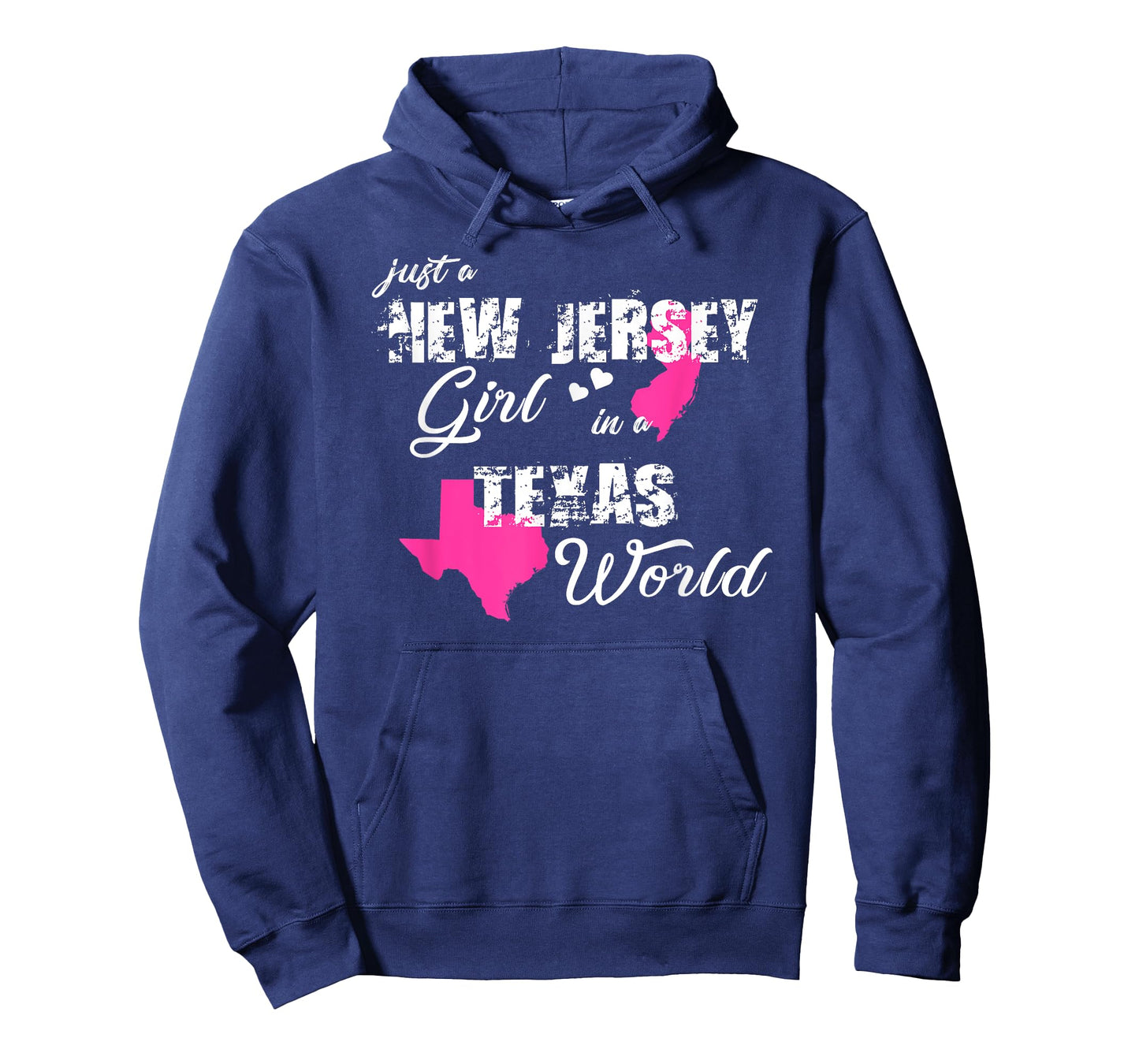 Funny New Jersey Shirts Just a New Jersey girl in a Texas T-Shirt
