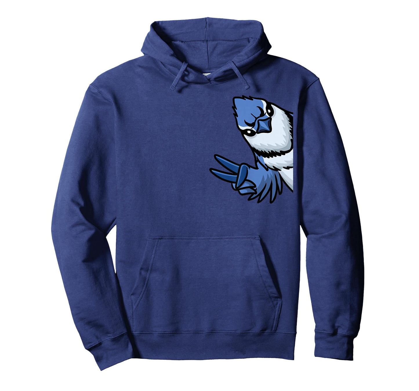 Blue Jay Bird Cyanocitta Cristata from Side T-Shirt