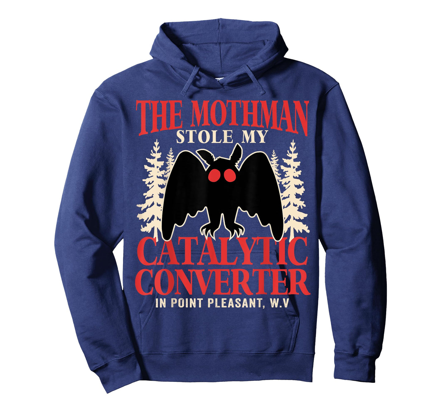 Funny Mothman Stole My Catalytic Converter Mothman Cryptid T-Shirt