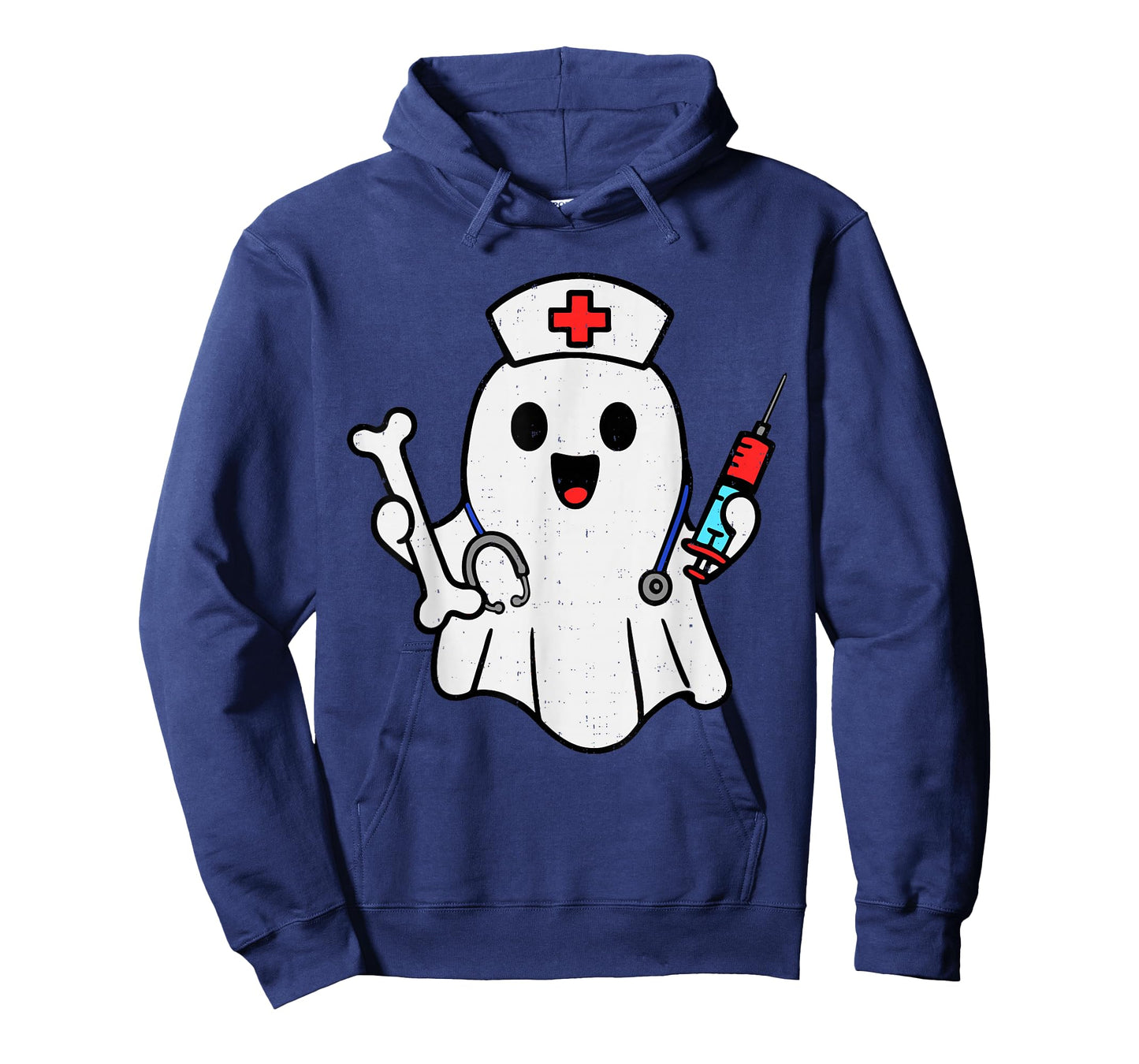 Nurse Ghost Humerus Scrub Top Halloween Healthcare RN LPN NP T-Shirt