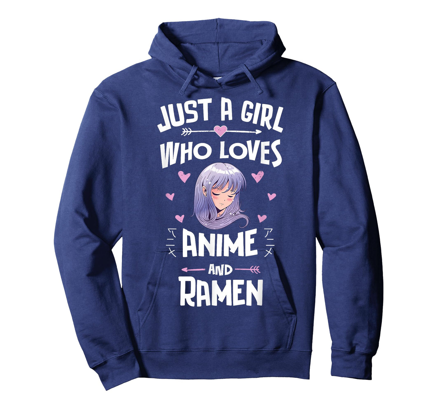 Just A Girl Who Loves Anime and Ramen Women Girls T-Shirt