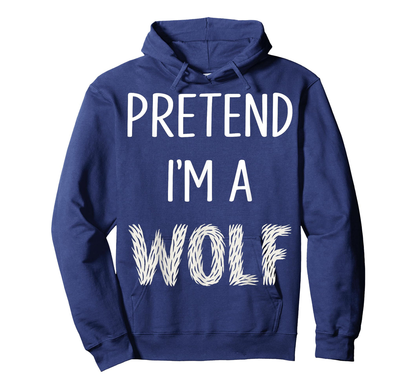 Pretend I'm A Wolf Funny Lazy Wolf Halloween Costume T-Shirt