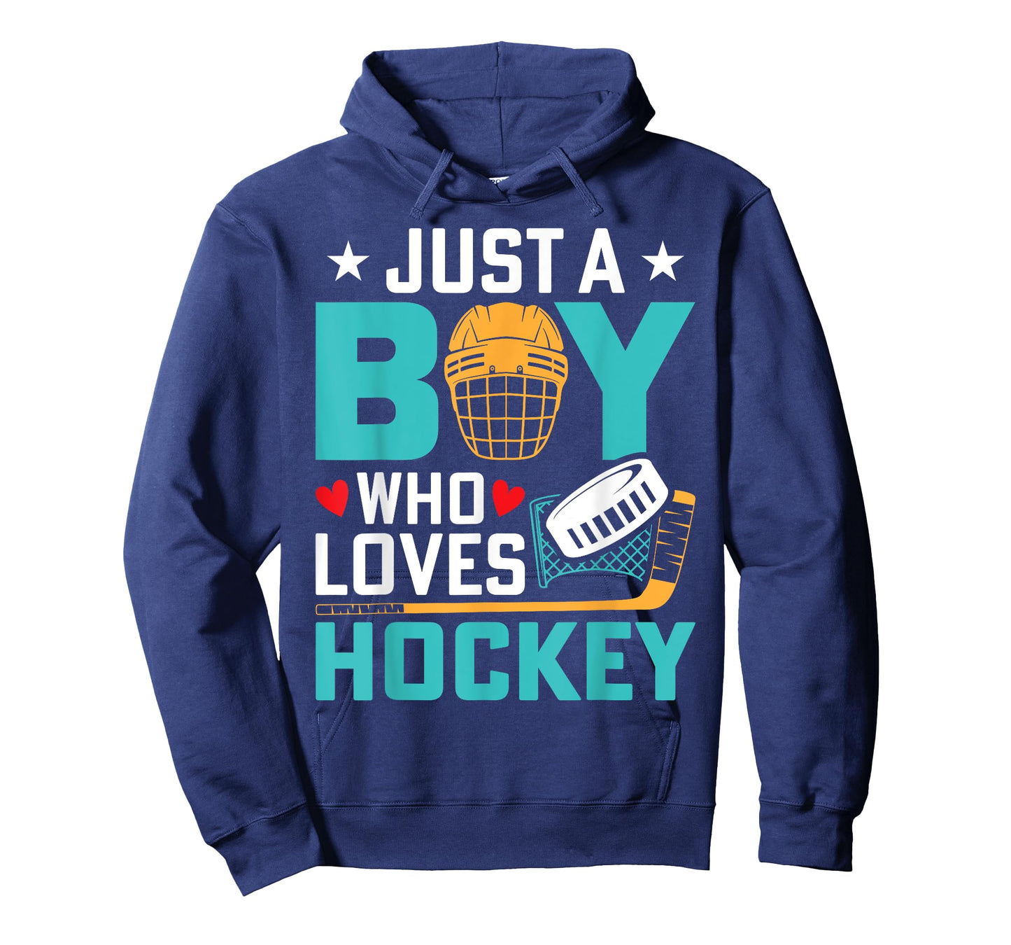 Just A Boy Who Loves Ice Hockey Player Fan Kids Youth T-Shirt
