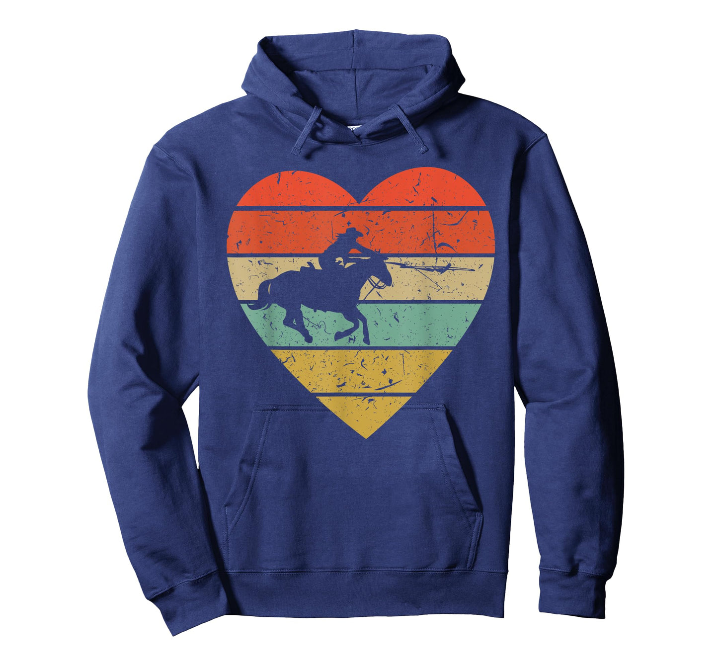 Roping Vintage Design Retro Horse Calf Roper Heart Sport Fan T-Shirt