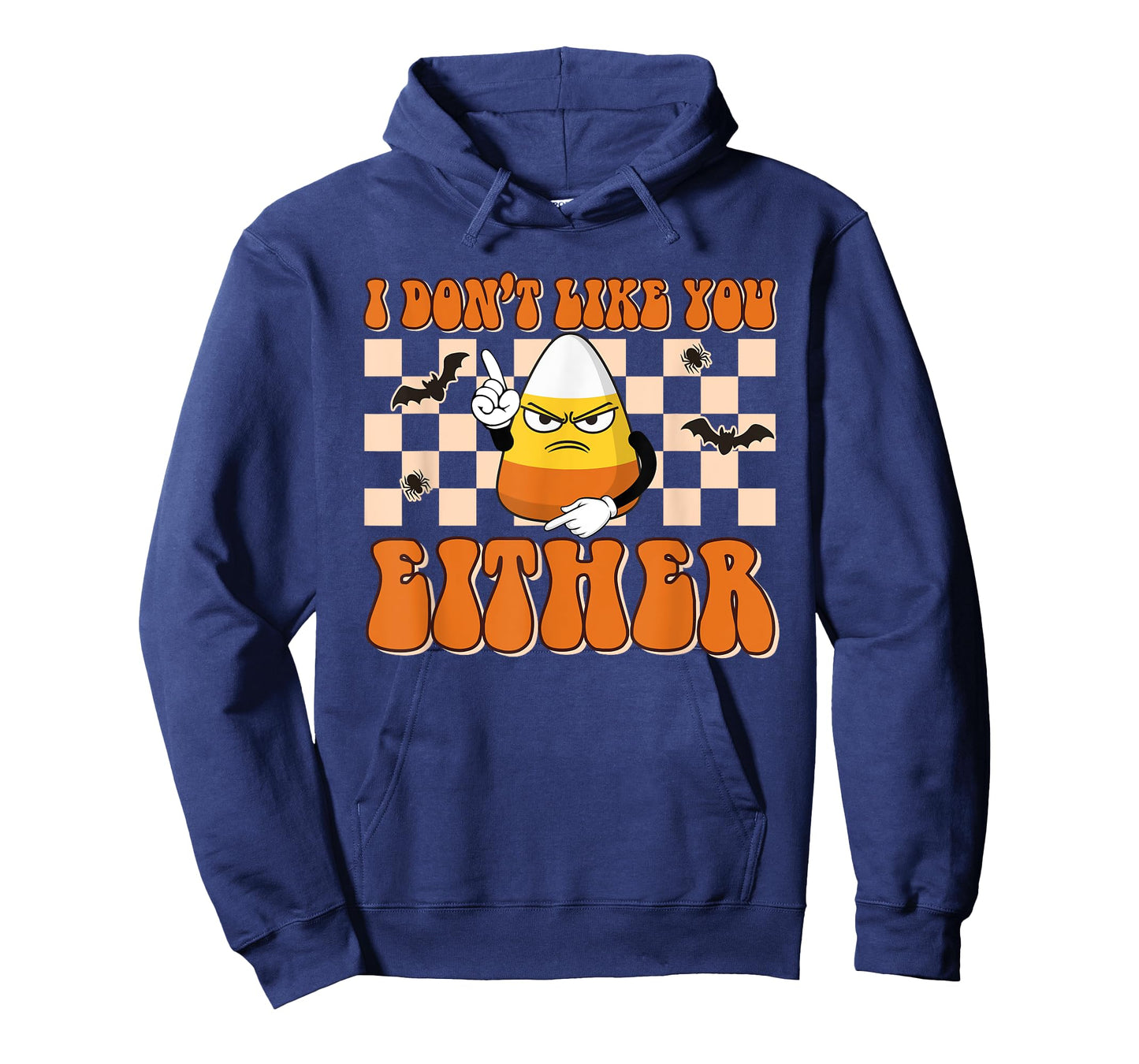 I Don't Like You Either Funny Candy Corn Halloween Costume T-Shirt