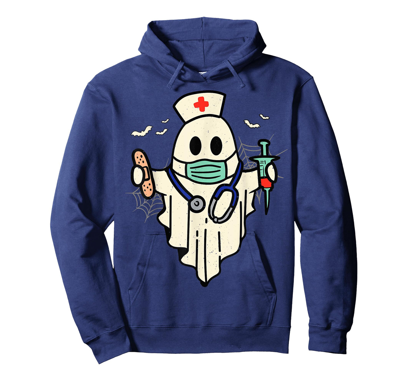 Halloween Nurse Nursing Funny Health Worker RN Ghost Nurse T-Shirt