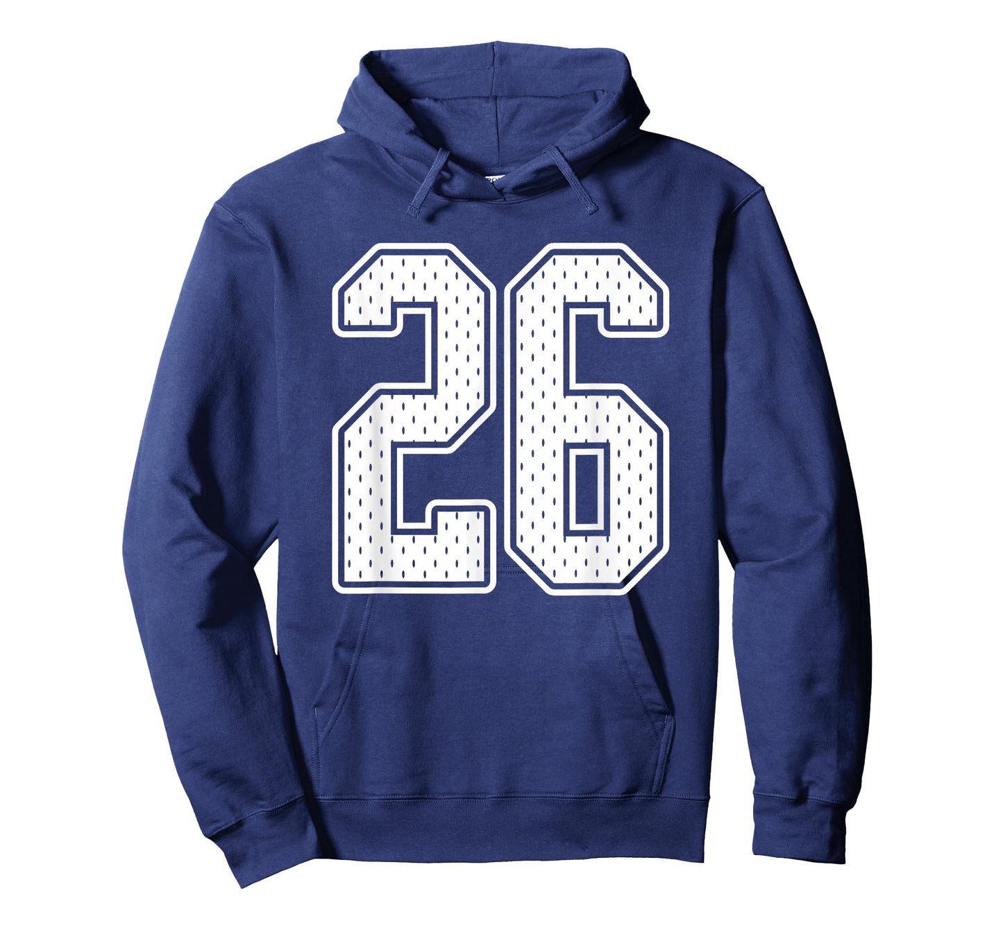 #26 White Vintage Number 26 Sports Fan Jersey Style T-Shirt