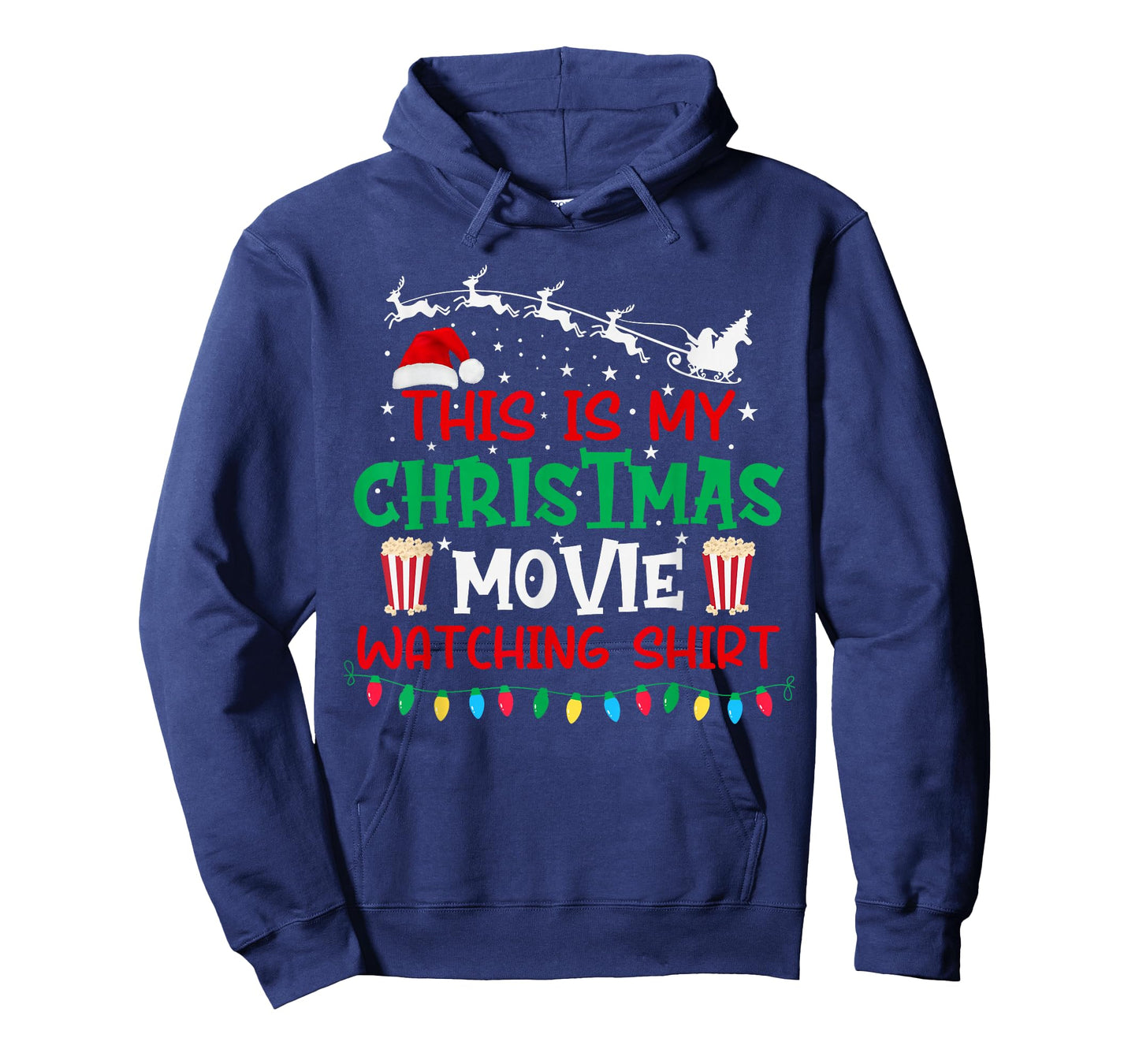 This is My Christmas Movie Watching Shirt Funny Xmas Movie T-Shirt