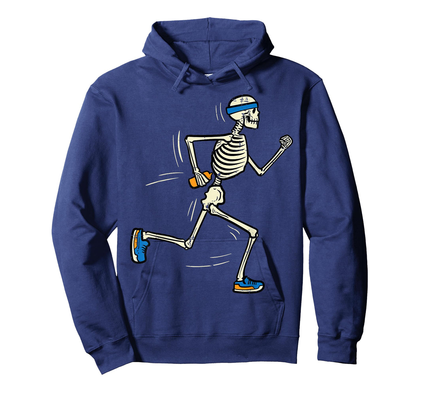 Halloween Skeleton Running Marathon Costume Men Women Kids T-Shirt