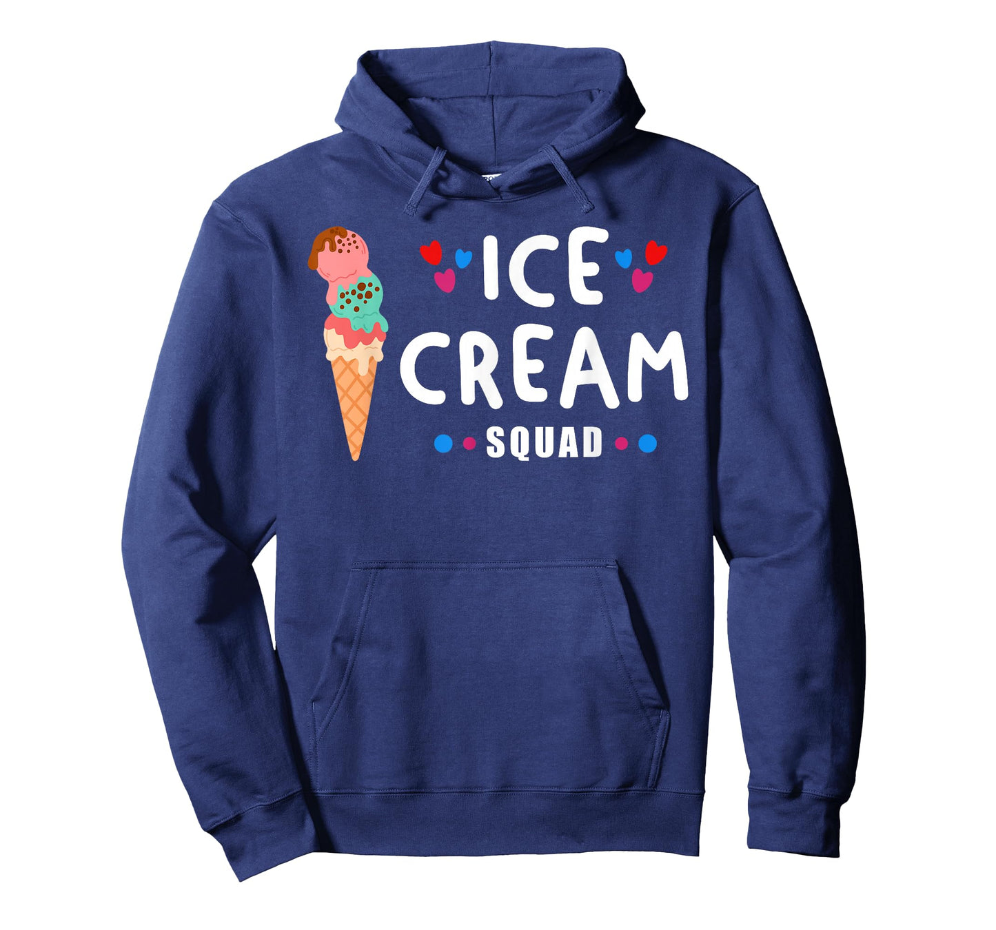 Ice Cream Squad Patriotism USA Flag American Pride T-Shirt