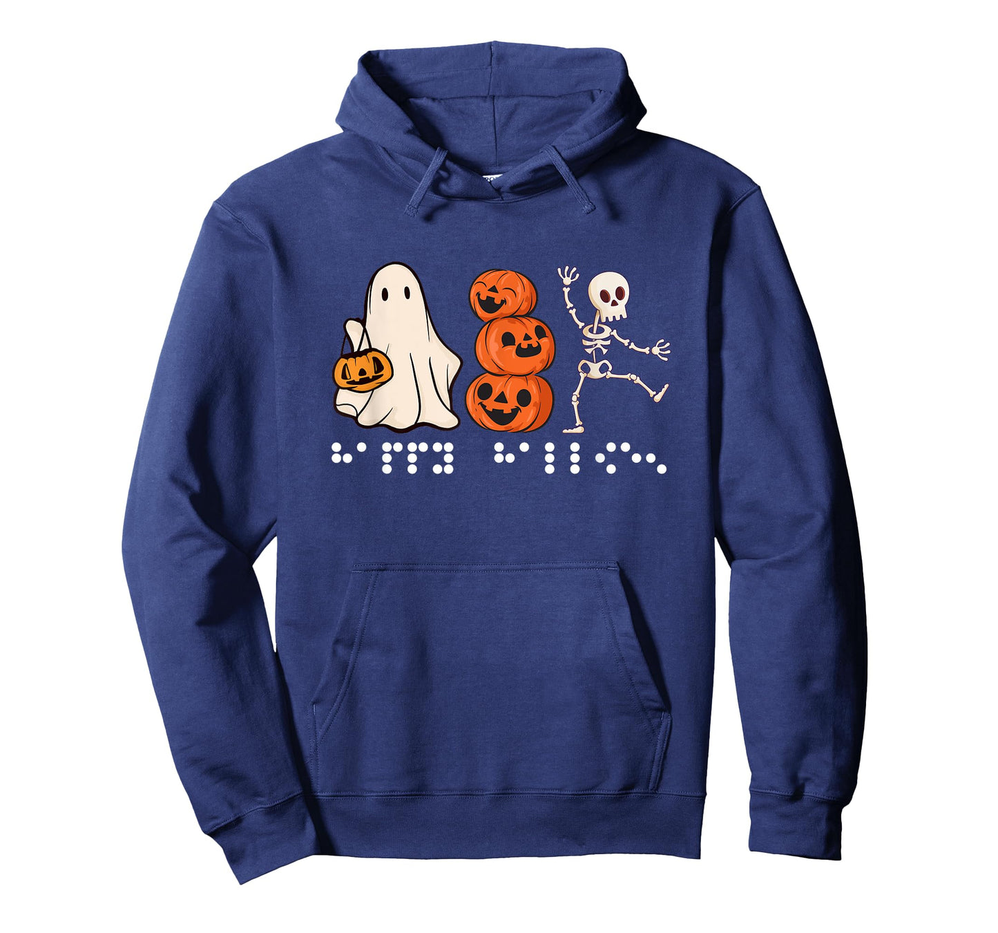 Simulated Braille Halloween Items for Men Women Kids Ghost T-Shirt
