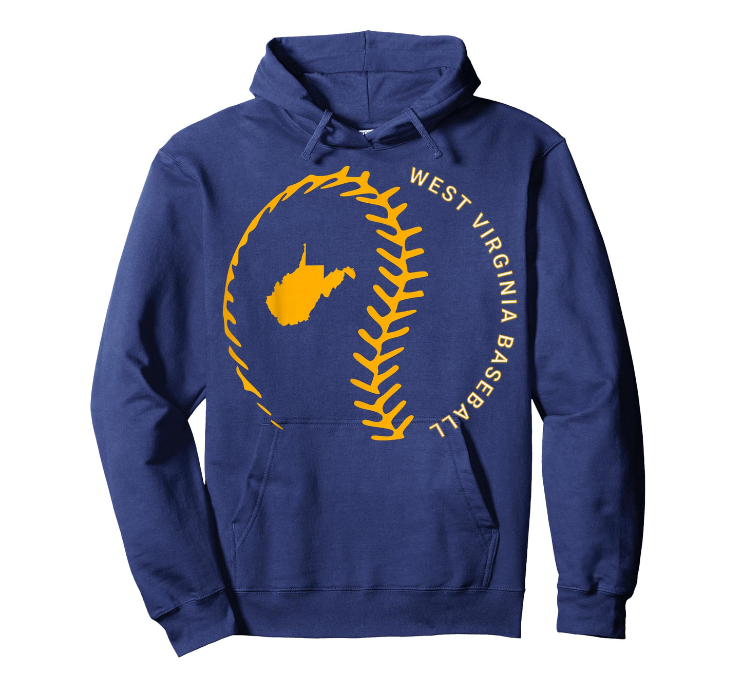 State of West Virginia Baseball WV Pride Baseball Threads T-Shirt