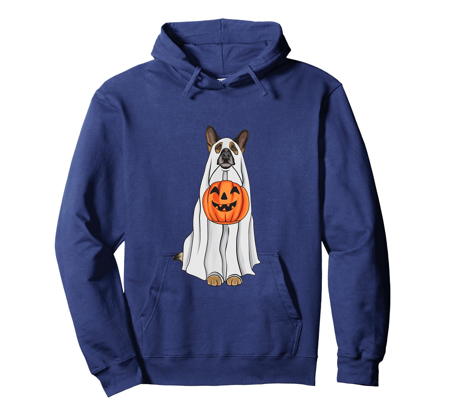 Spooky German Shepherd Halloween Dog Ghost T-Shirt