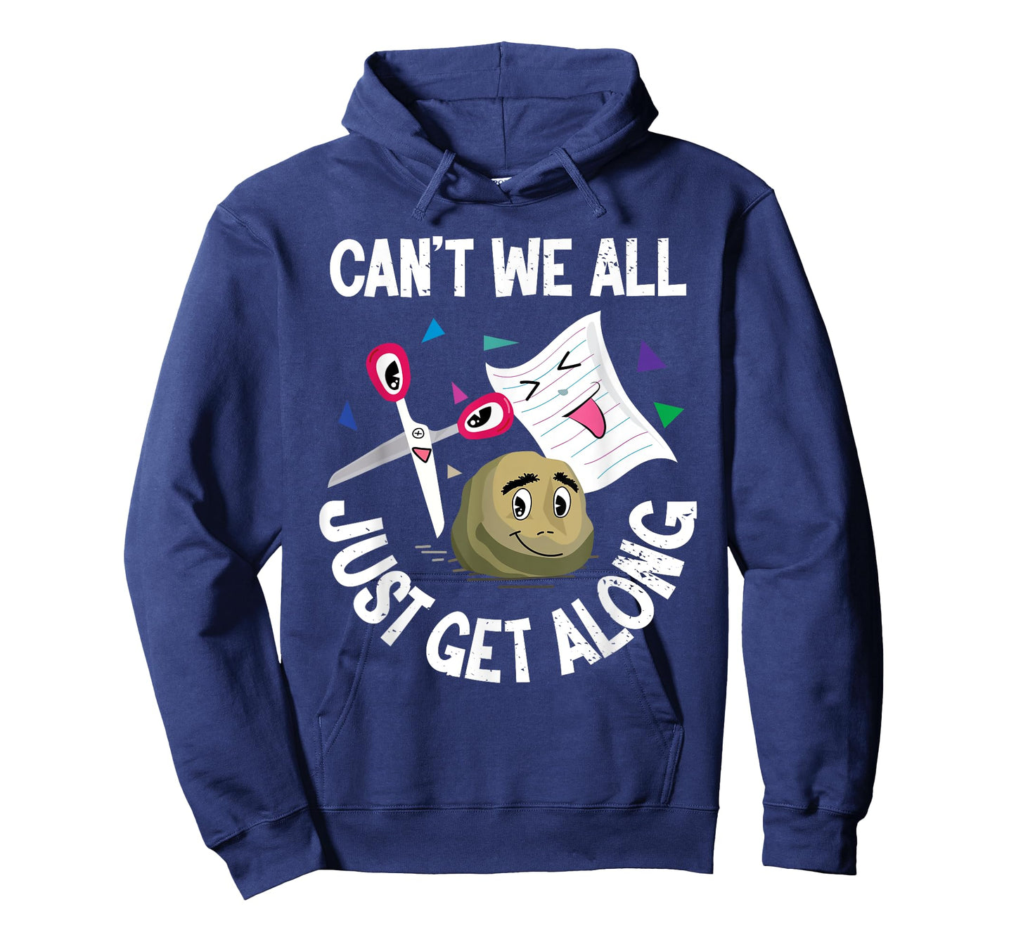 Can't We All Just Get Along Funny Rock Paper Scissors Gifts T-Shirt