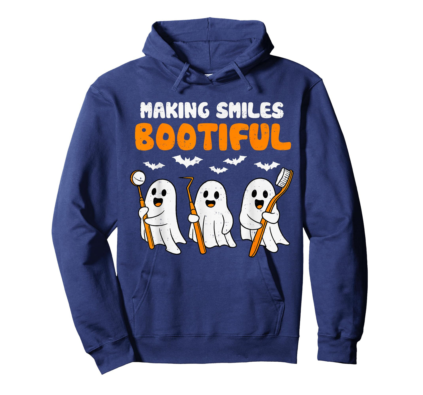 Dentist Smiles Bootiful Ghost Halloween Costume Dental Funny T-Shirt