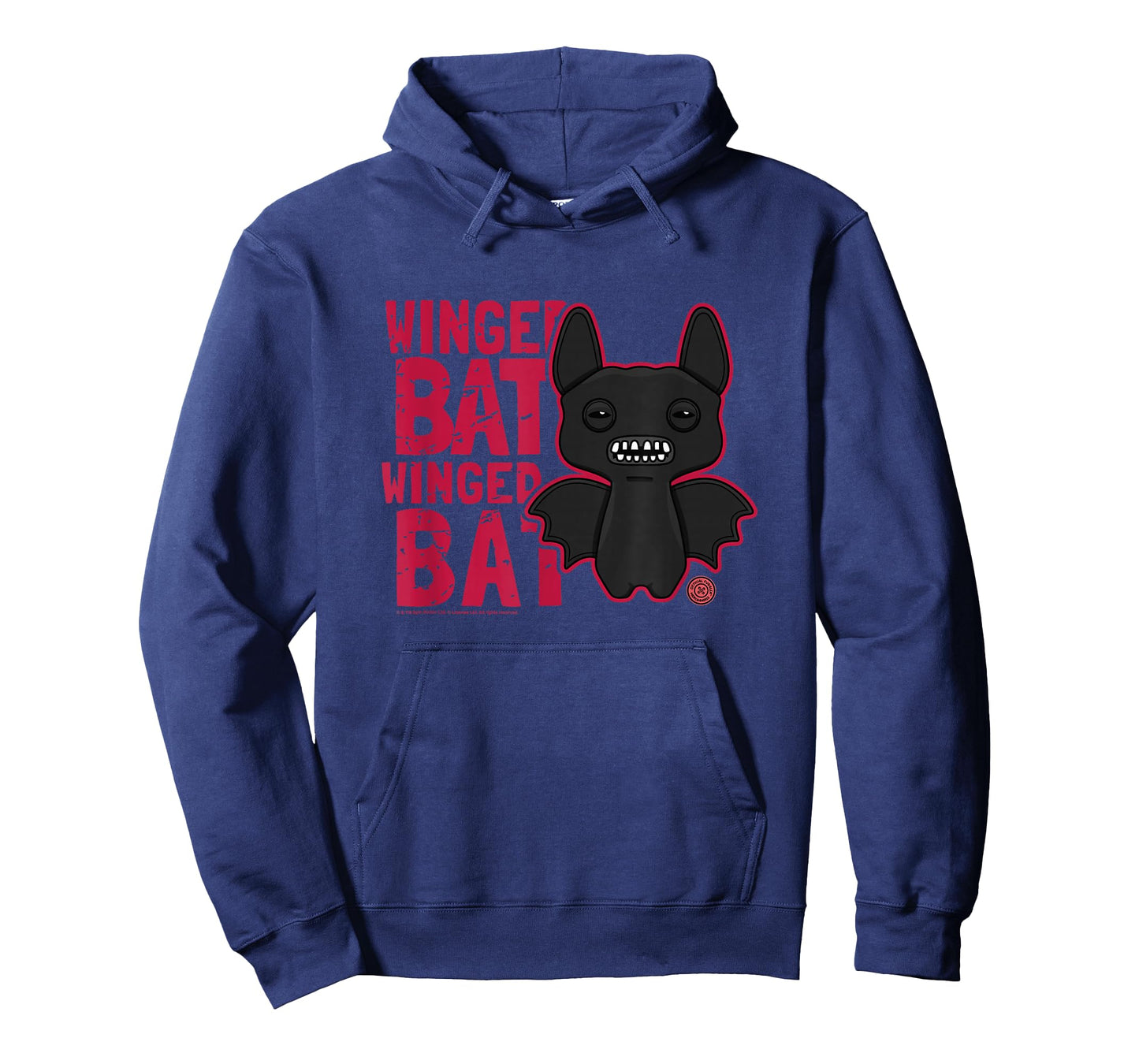 Fuggler Winged Bat Black Monster Text T-Shirt