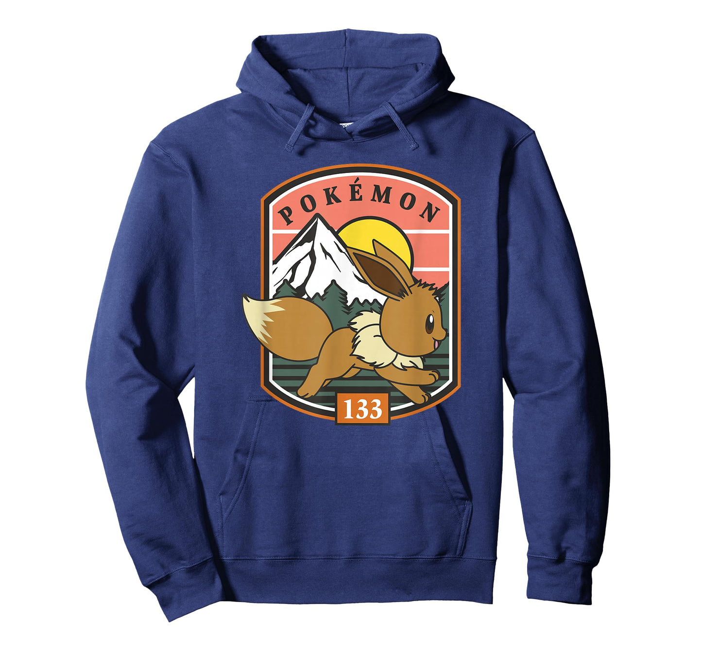 Pokémon 133 Eevee Outdoor Adventure Forest Park Badge T-Shirt