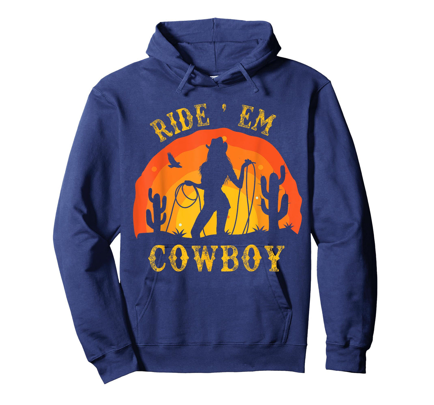 Ride Em Cowboy Rodeo Horse Retro Sexy Cowgirls Funny Western T-Shirt