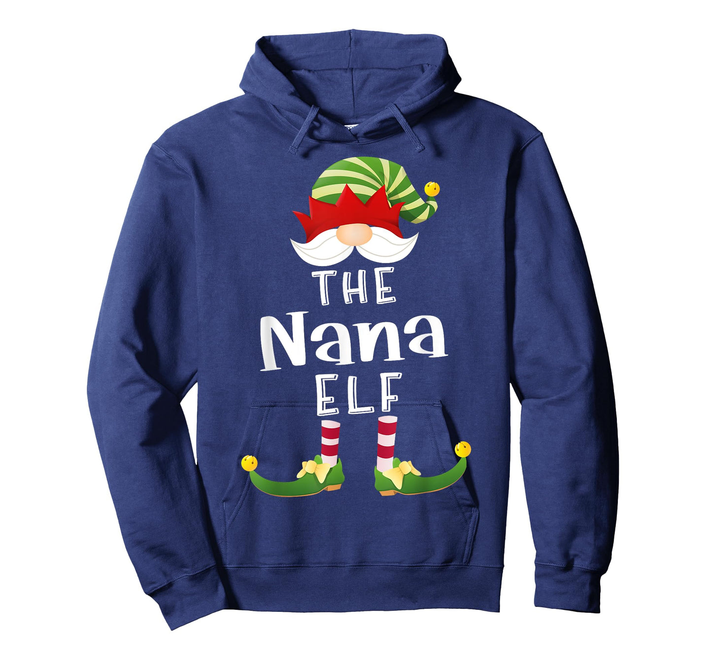 Nana Elf Group Christmas Funny Pajama Party T-Shirt