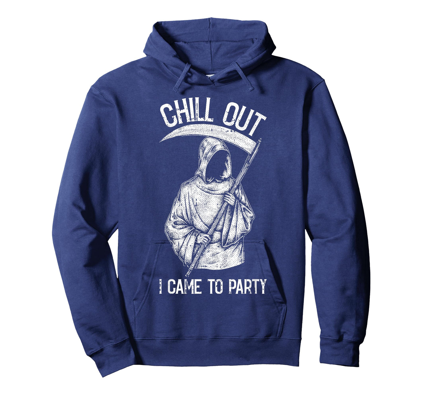 I Came To Party Lazy Halloween Costume Funny Grim Reaper T-Shirt