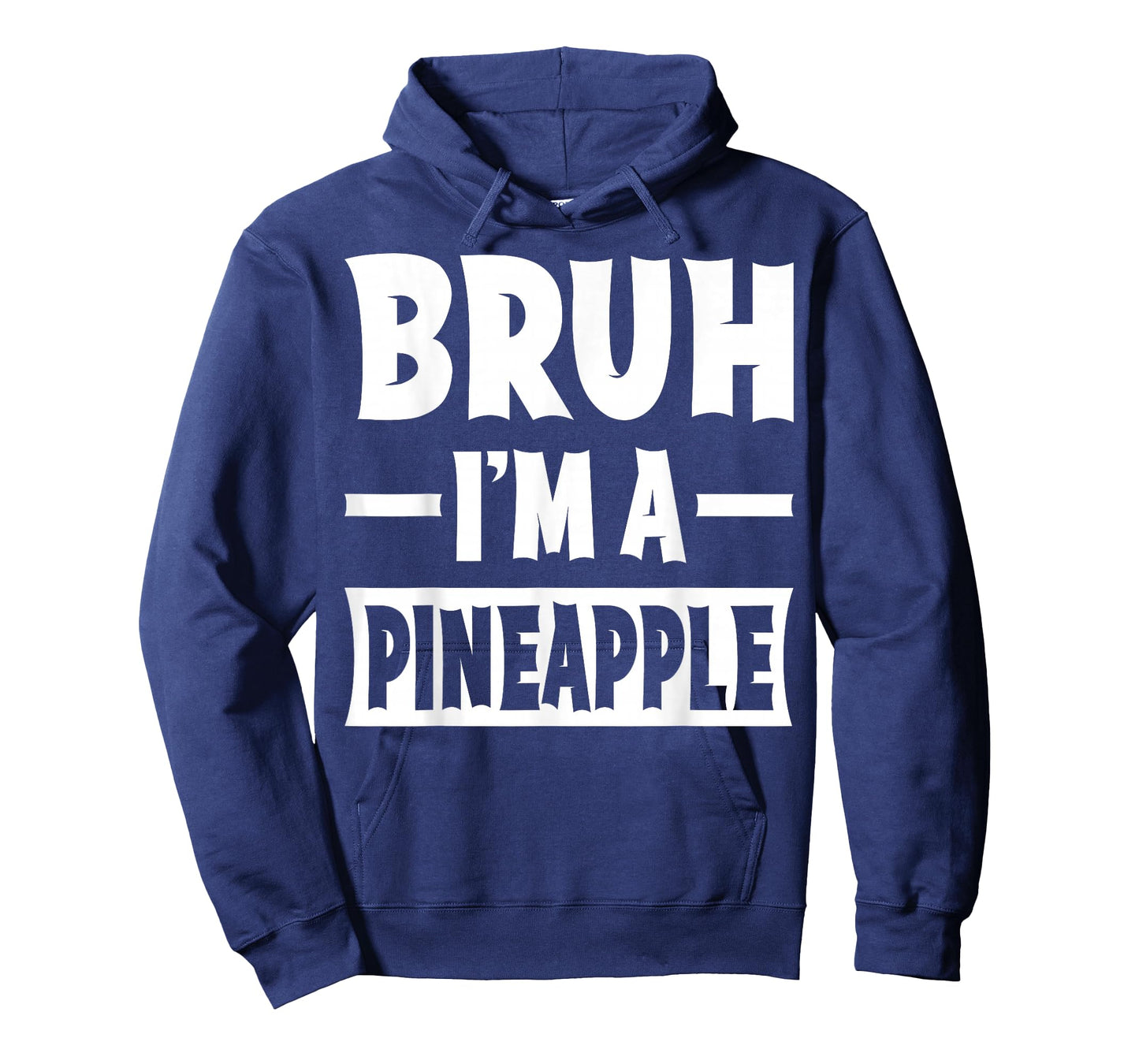 Bruh I'm A Pineapple Funny Lazy Halloween Costume Party T-Shirt