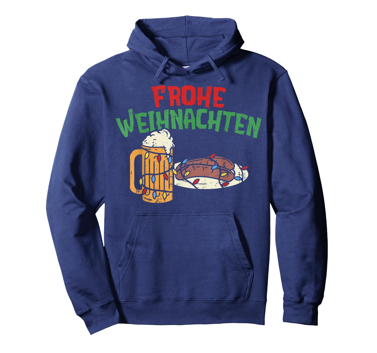 Frohe Weihnachten Shirt Germany Christmas Beer Bratwurst T-Shirt