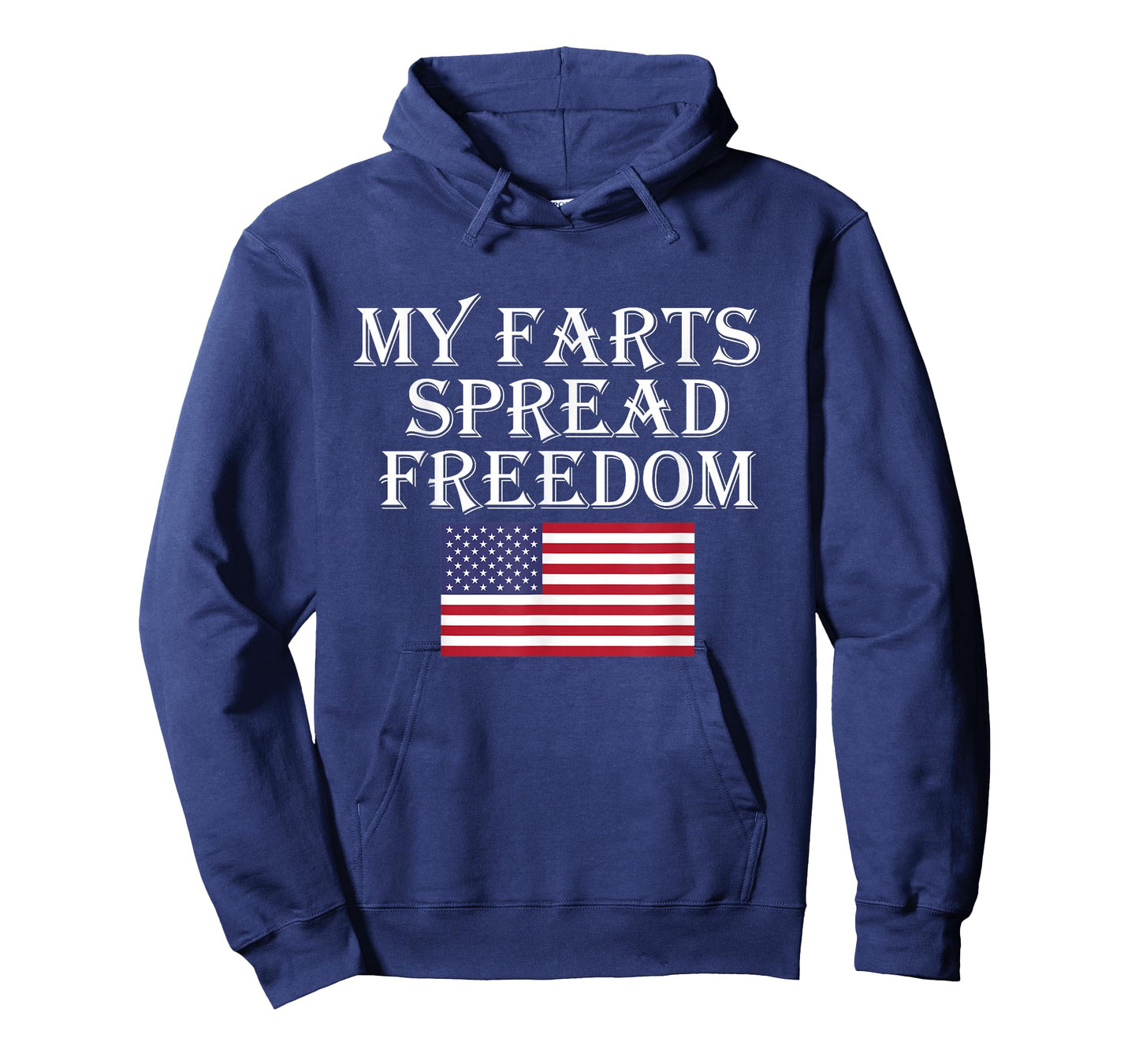 My Farts Spread Freedom Redneck Country Joke USA Flag Humor T-Shirt