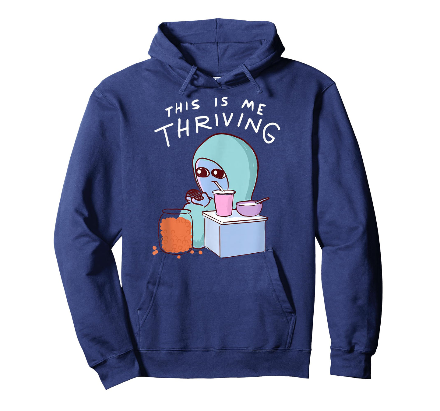 Threadless Nathan W. Pyle This Is Me Thriving Graphic T-Shirt