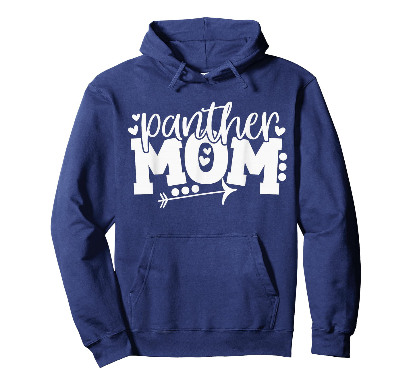 Panther Mom School Sports Fan Team Spirit Arrow T-Shirt