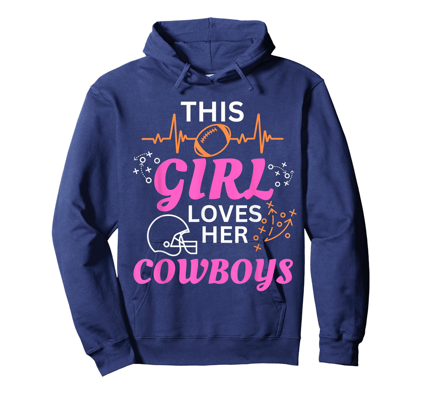 This Girl Loves Her Cowboy Cute Texas Dallas T-Shirt