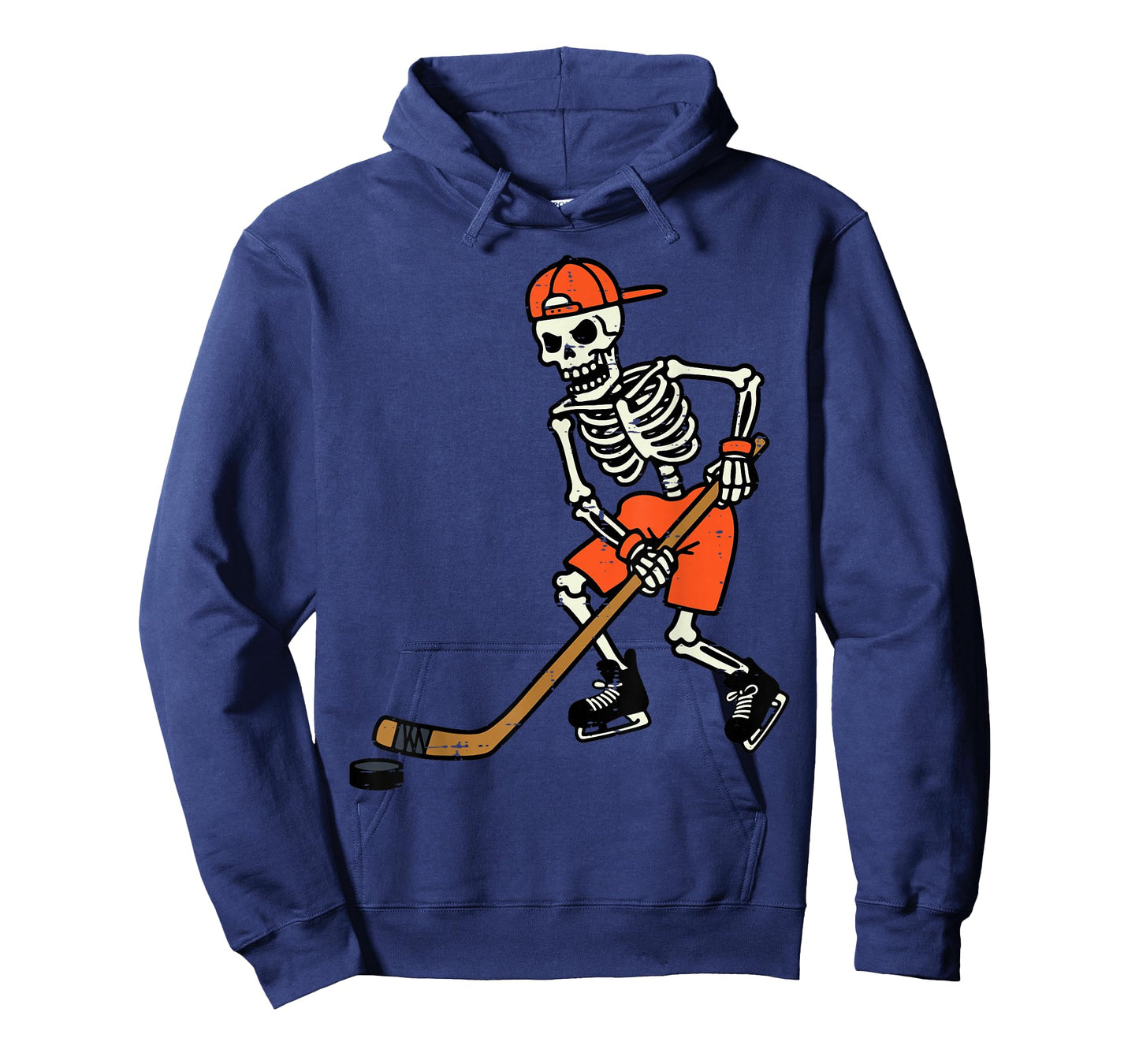 Halloween Skeleton Ice Hockey Costume Men Boys Kids Teens T-Shirt