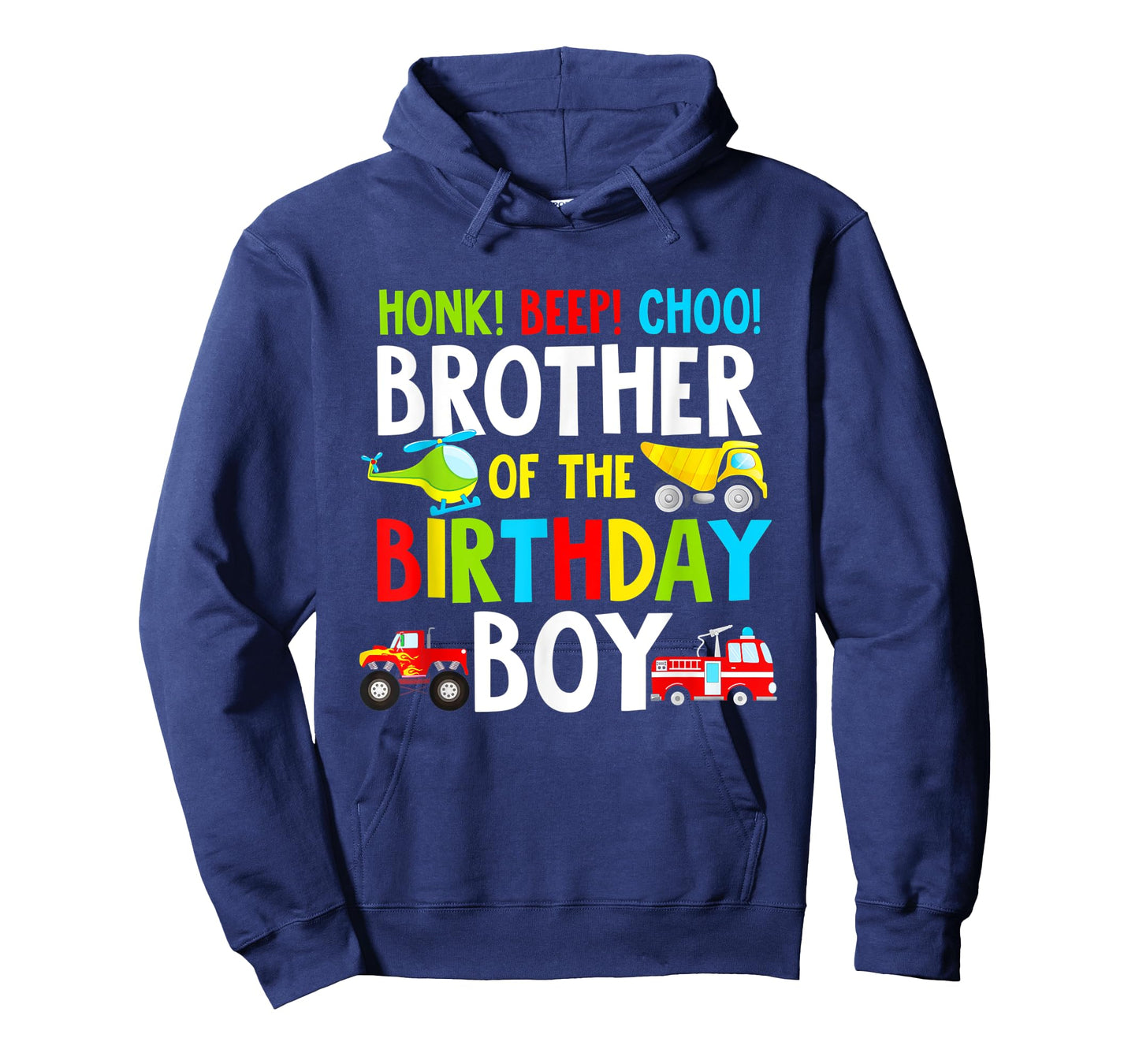 Brother Of The Birthday Boy Shirt Transportation Trucks 2nd T-Shirt
