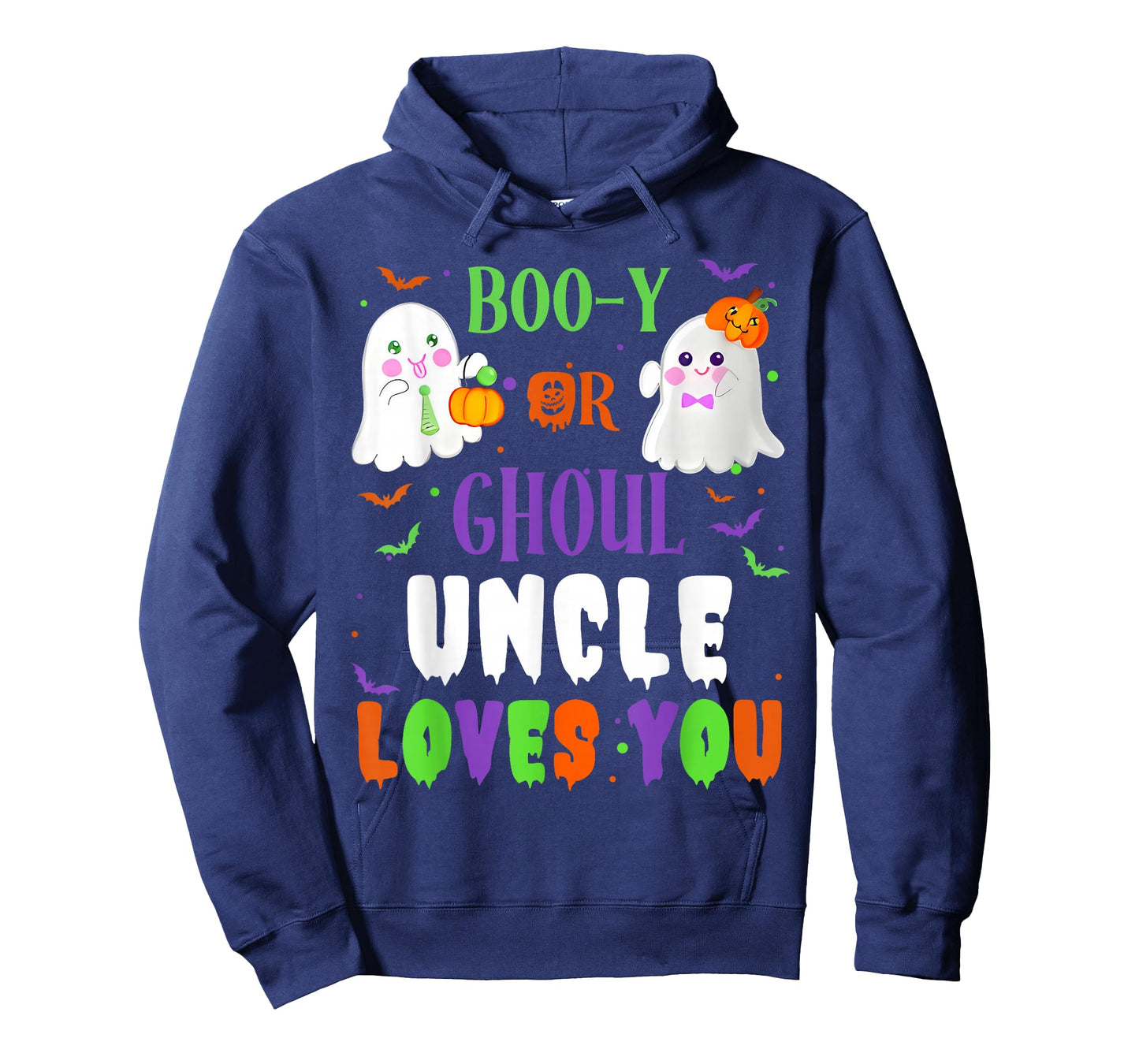 Boo-y Or Ghoul Uncle Loves You Boo Halloween Baby Gender T-Shirt