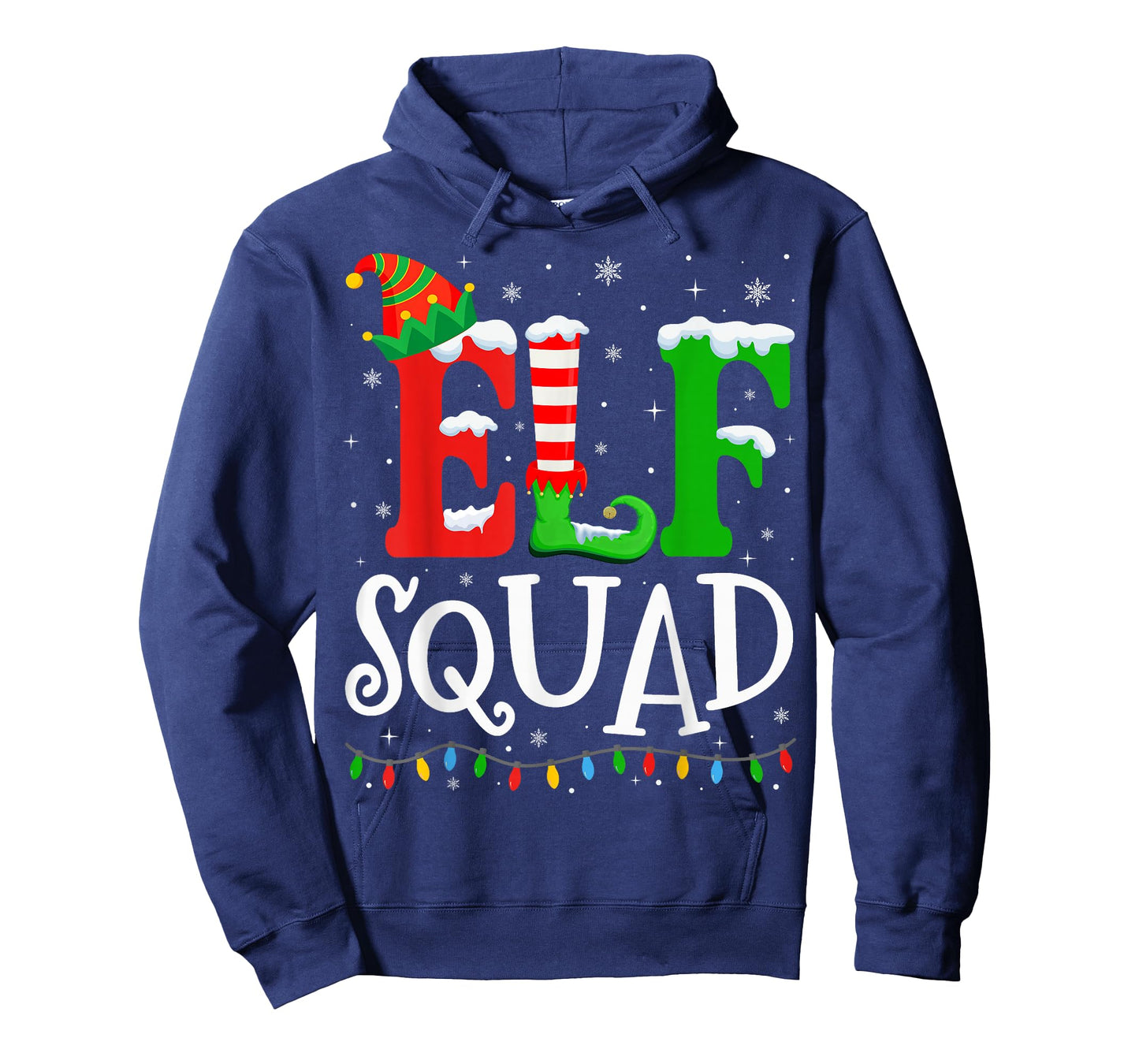 Elf Family Christmas Matching Pajamas Xmas Elf Squad T-Shirt