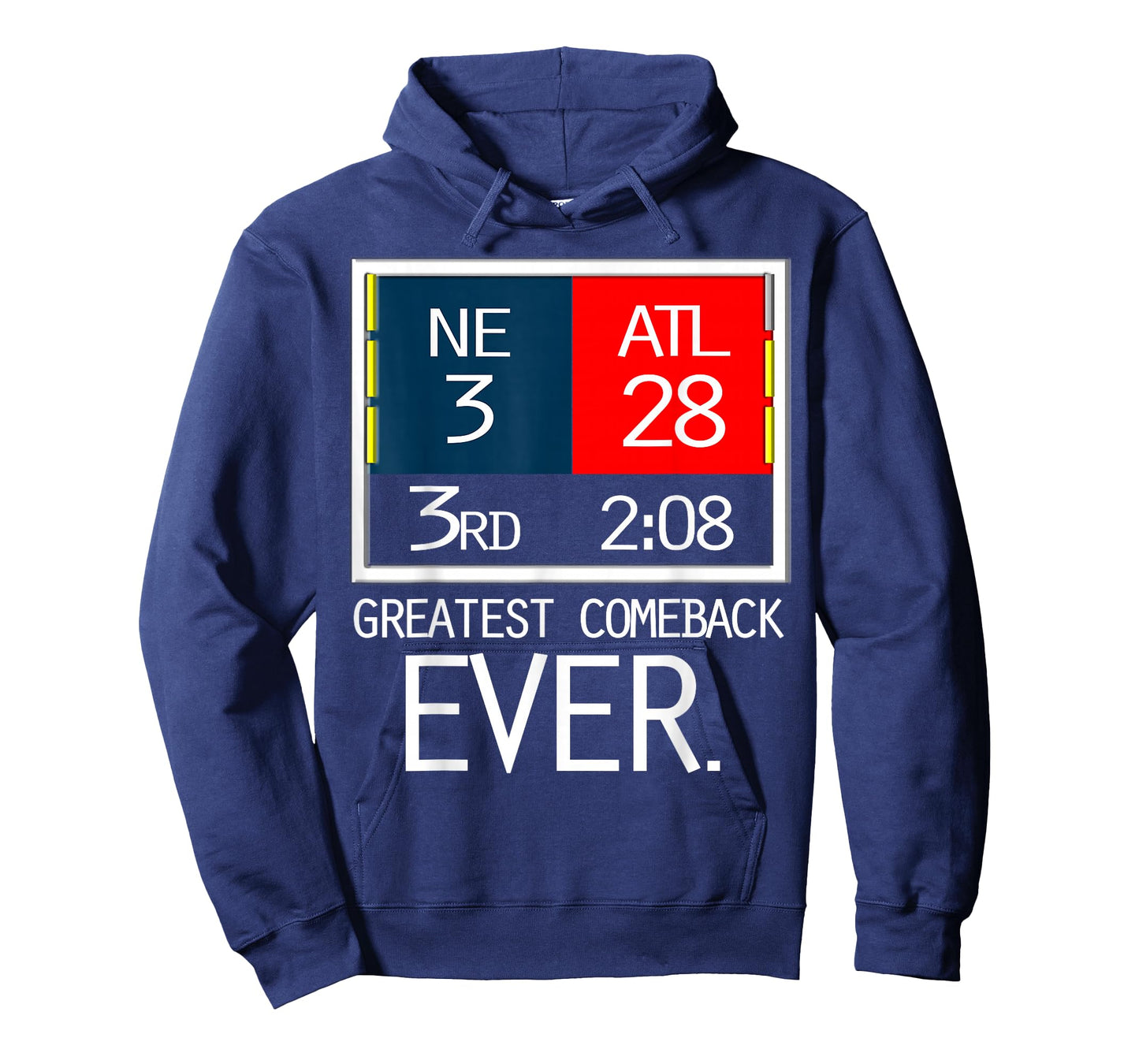 NE 3 ATL 28 Final T-Shirt Greatest Comeback Ever Apparel T-Shirt