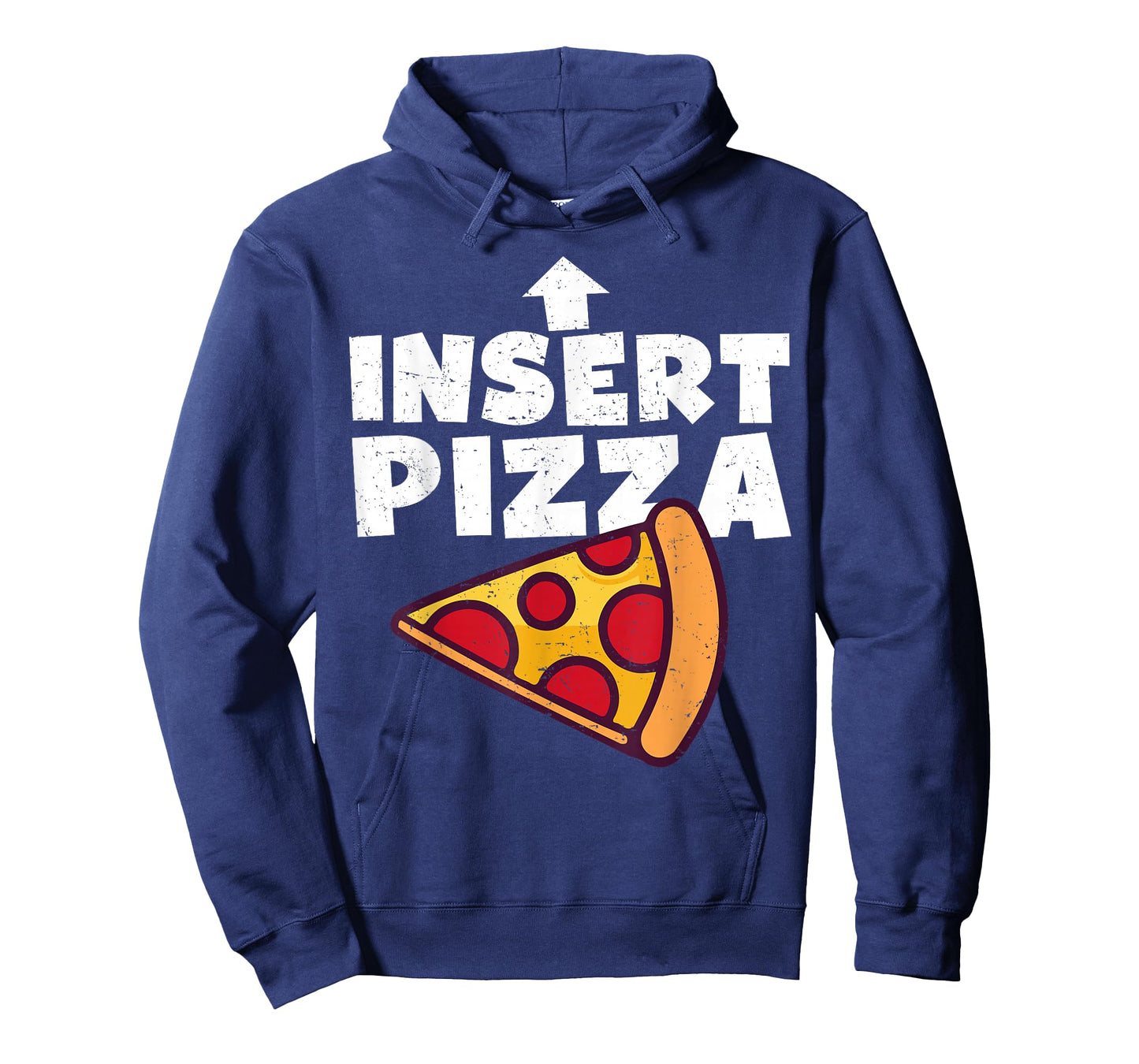 Funny Pizza Shirt Insert Pizza Here Kids Dad Joke Food Pun T-Shirt