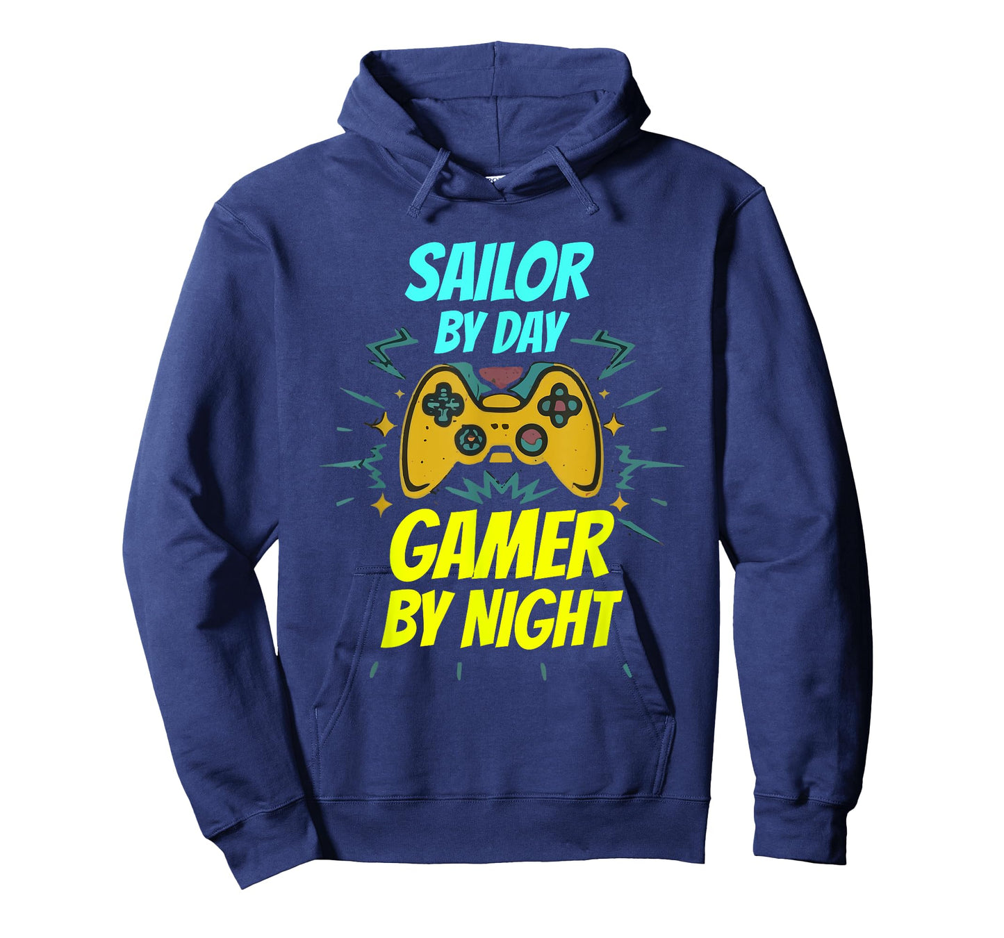 Sailor By Day Gamer By Night Funny Sailor Gaming T-Shirt