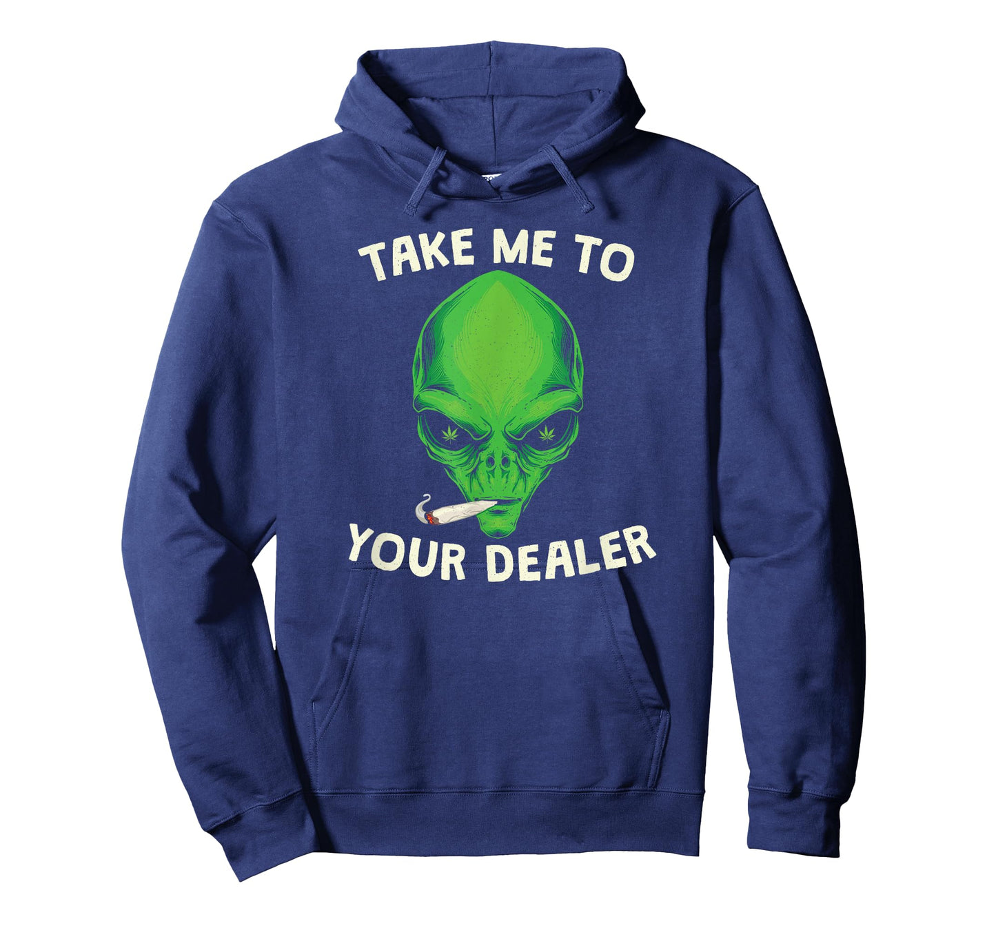 take me to your dealer funny stoned alien weed t-shirt T-Shirt