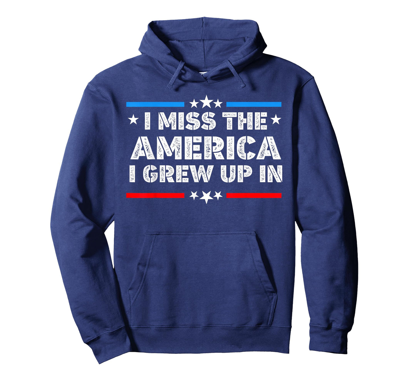 I Miss The America I Grew Up In Funny USA American T-Shirt