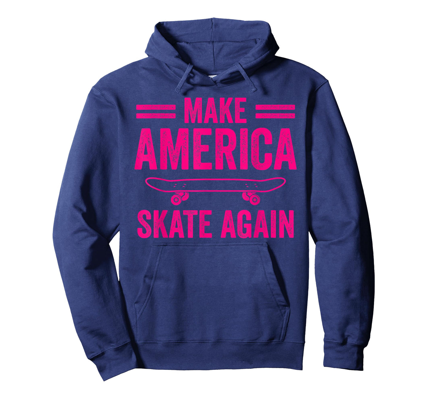 Skateboarding Gift Boys Girls Funny Make America Skate Again T-Shirt