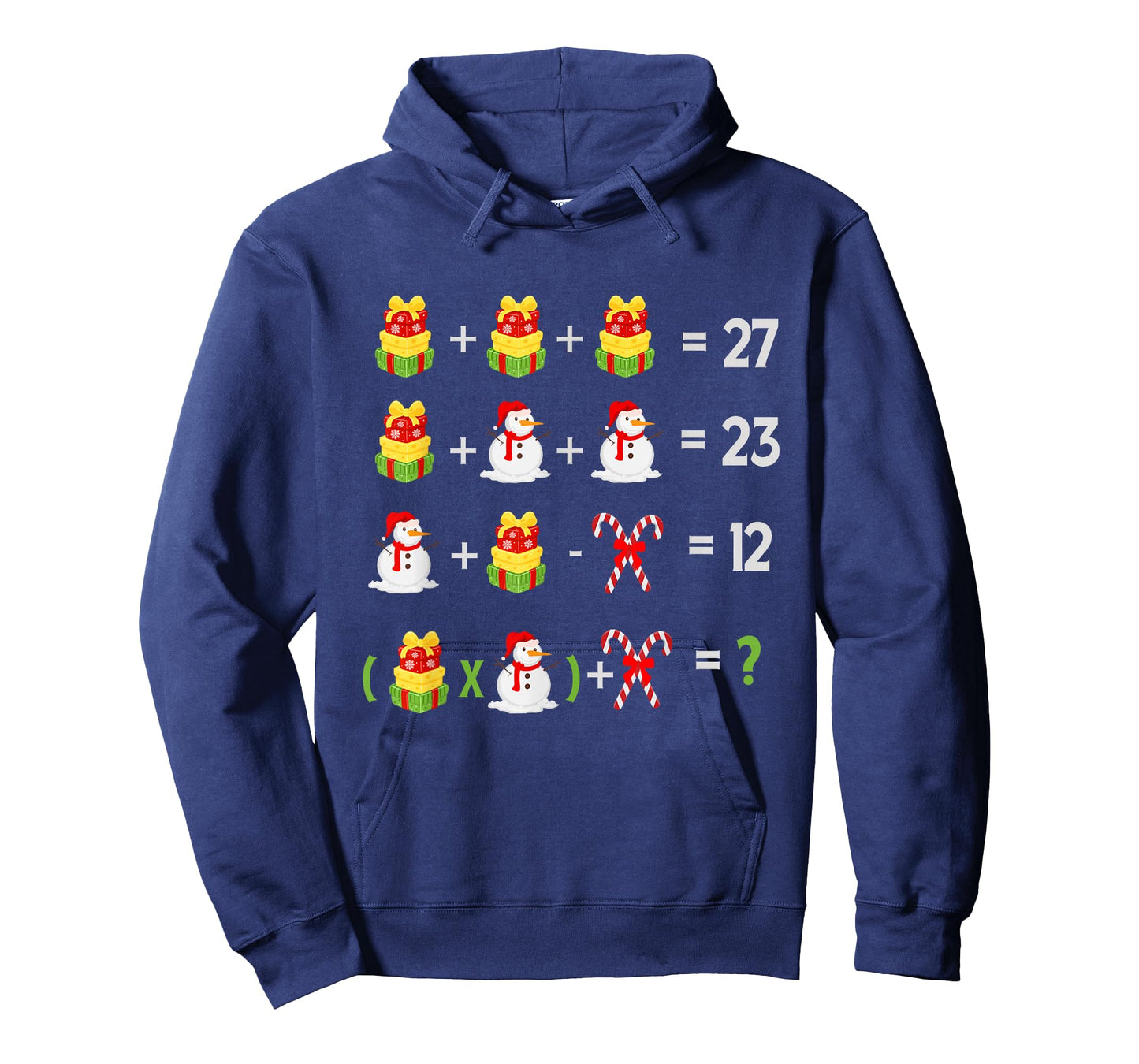 Christmas 67 Funny Teacher Math Snowman and Red Candy T-Shirt