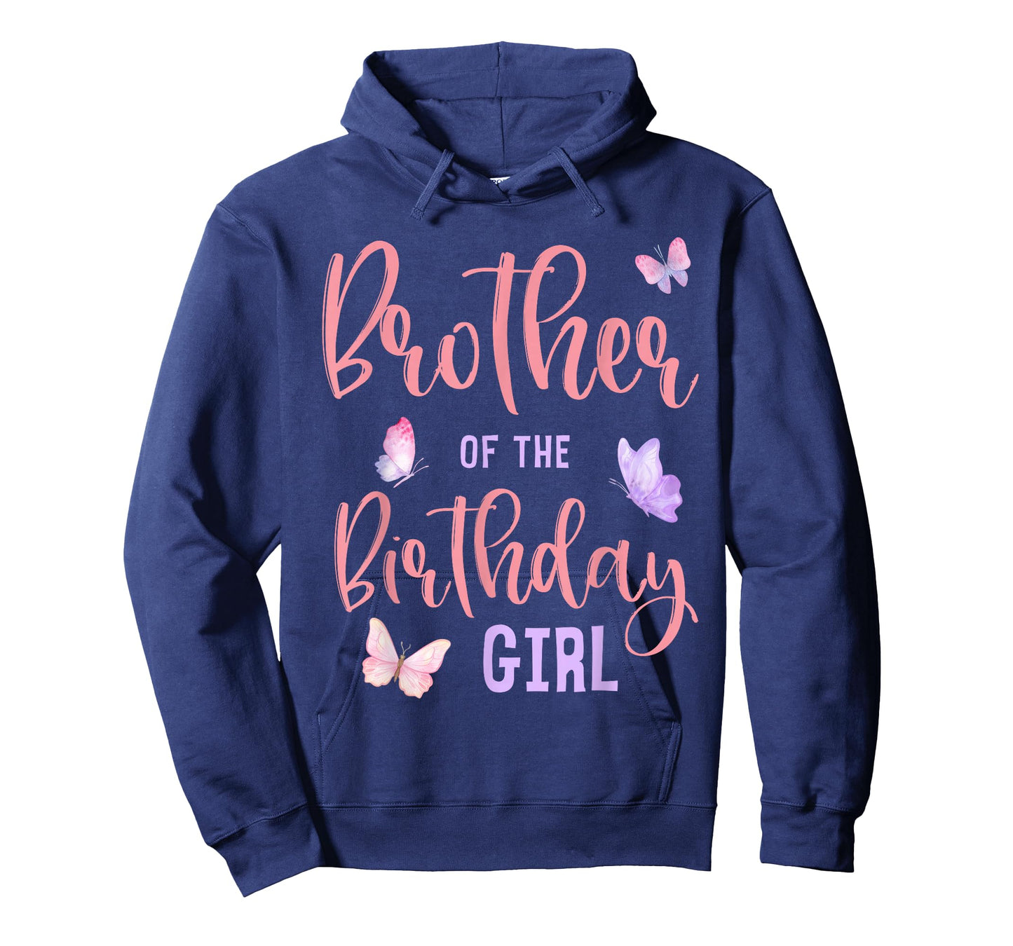 Brother of The Birthday Girl Butterfly Party Matching Family T-Shirt