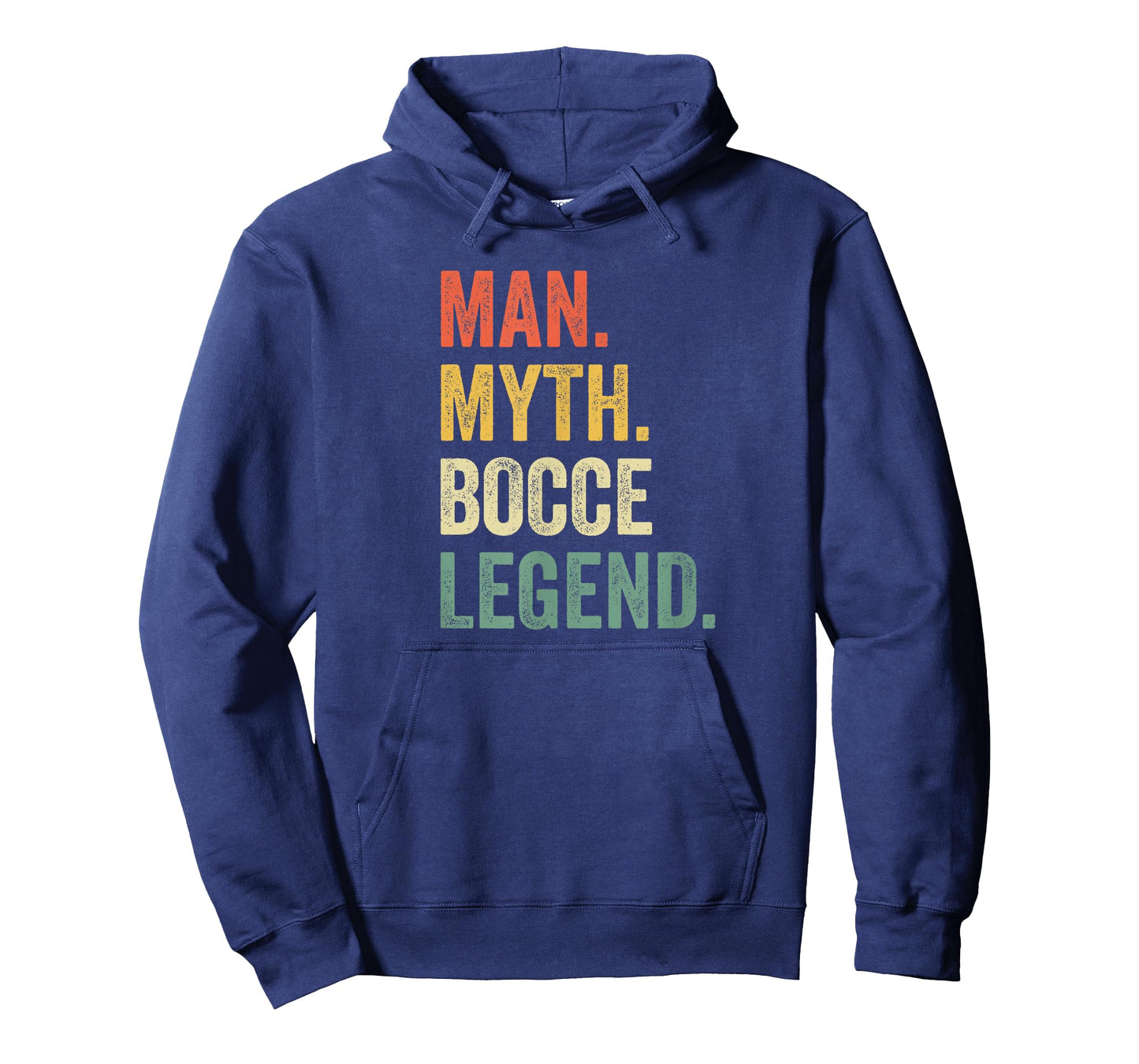 Man Myth Bocce Legend Funny Bocce Ball Player Dad Vintage T-Shirt