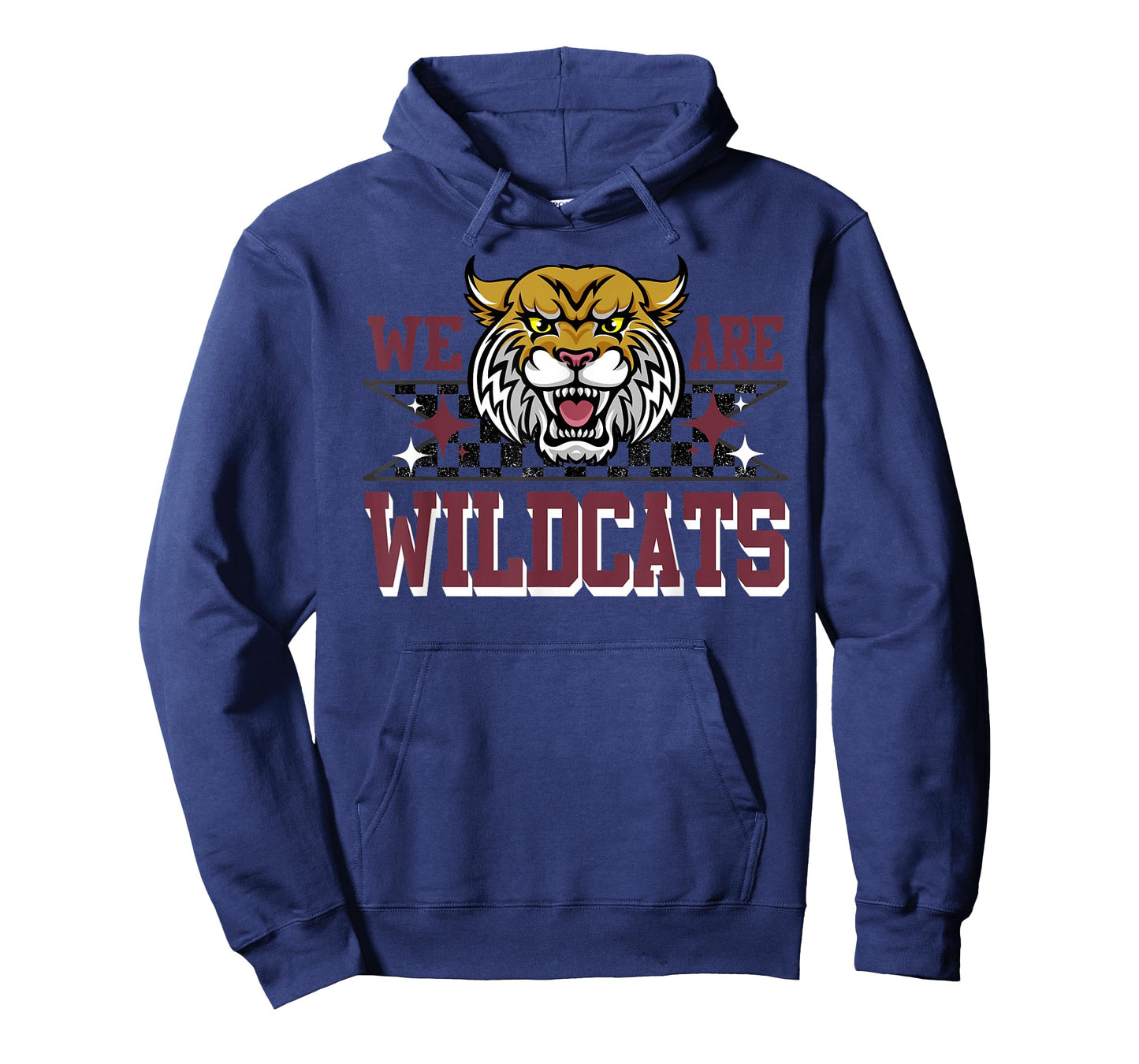 We Are Wildcats School Spirit Maroon Wildcat Pride Game Day T-Shirt